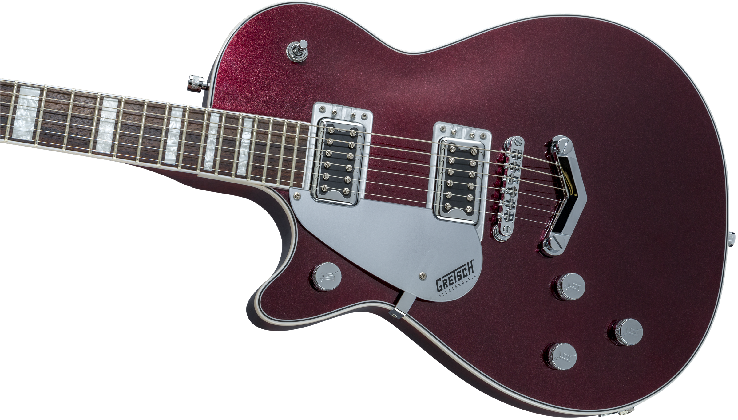 Gretsch G5220LH Electromatic® Jet™ BT Single-Cut with V-Stoptail, Left-Handed, Laurel Fingerboard, Dark Cherry Metallic