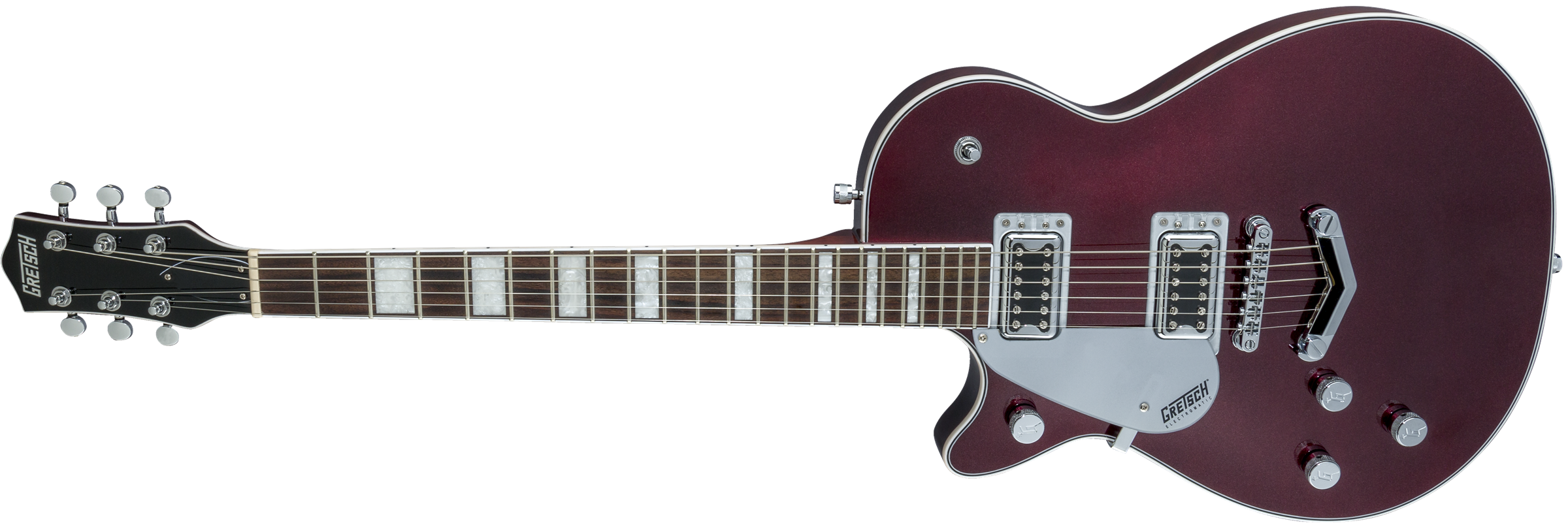 Gretsch G5220LH Electromatic® Jet™ BT Single-Cut with V-Stoptail, Left-Handed, Laurel Fingerboard, Dark Cherry Metallic