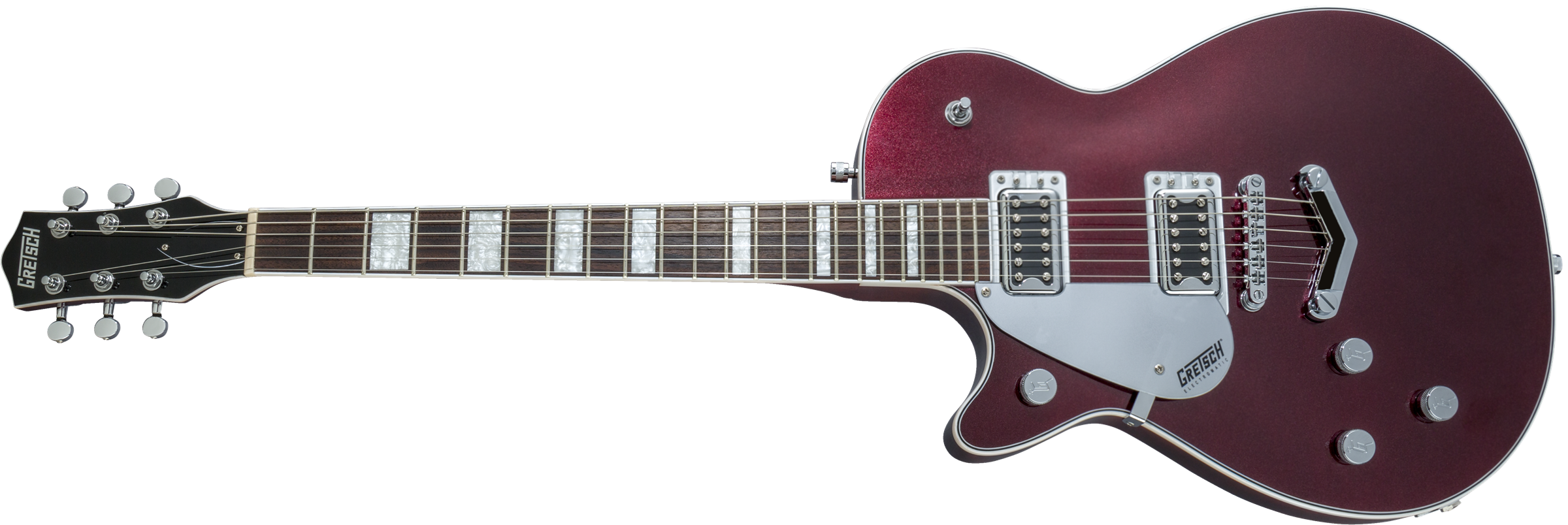 Gretsch G5220LH Electromatic® Jet™ BT Single-Cut with V-Stoptail, Left-Handed, Laurel Fingerboard, Dark Cherry Metallic