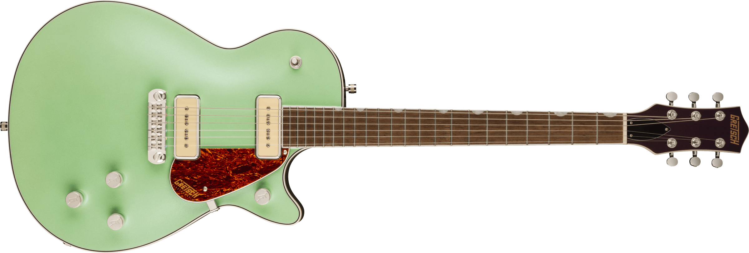 Gretsch G5210-P90 Electromatic® Jet™ Two 90 Single-Cut with Wraparound, Laurel Fingerboard, Broadway Jade
