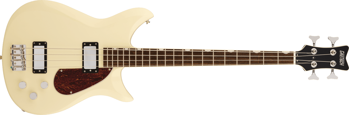Gretsch Electromatic® CVT Bass Double-Cut, Laurel Fingerboard, Vintage White