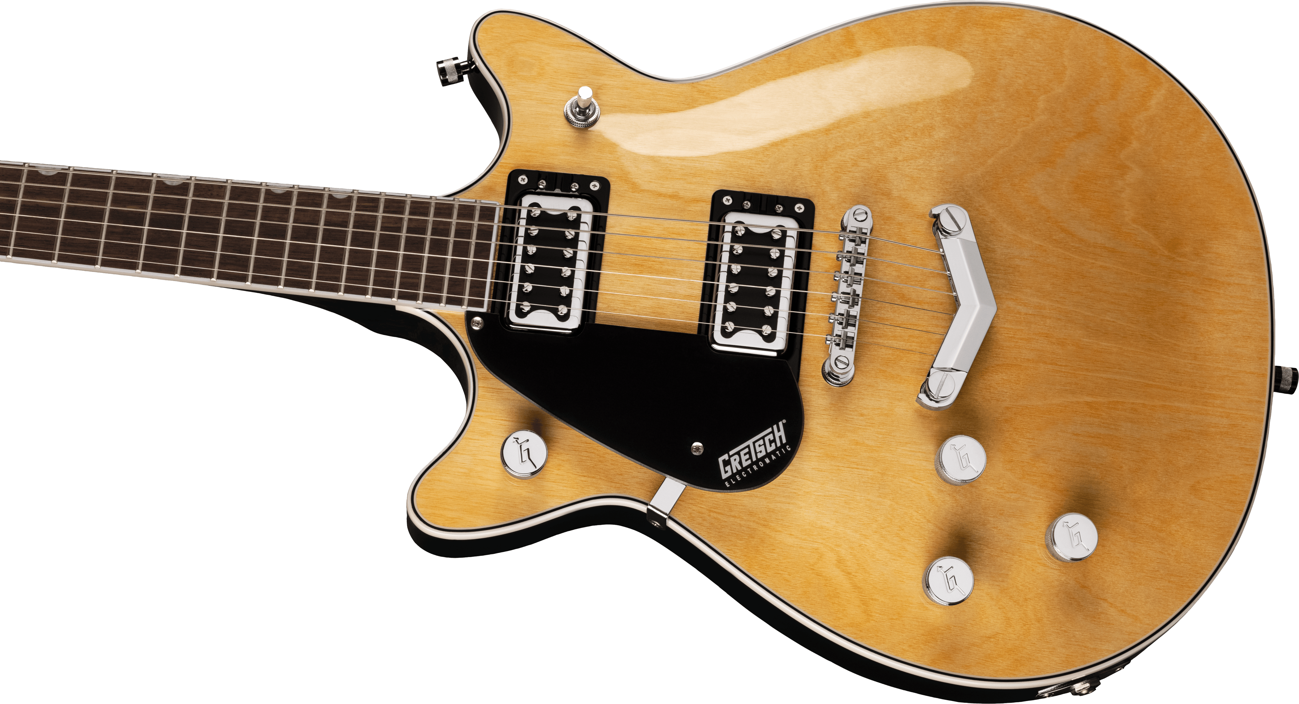 Gretsch G5222LH Electromatic® Double Jet™ BT with V-Stoptail, Left-Handed, Laurel Fingerboard, Natural