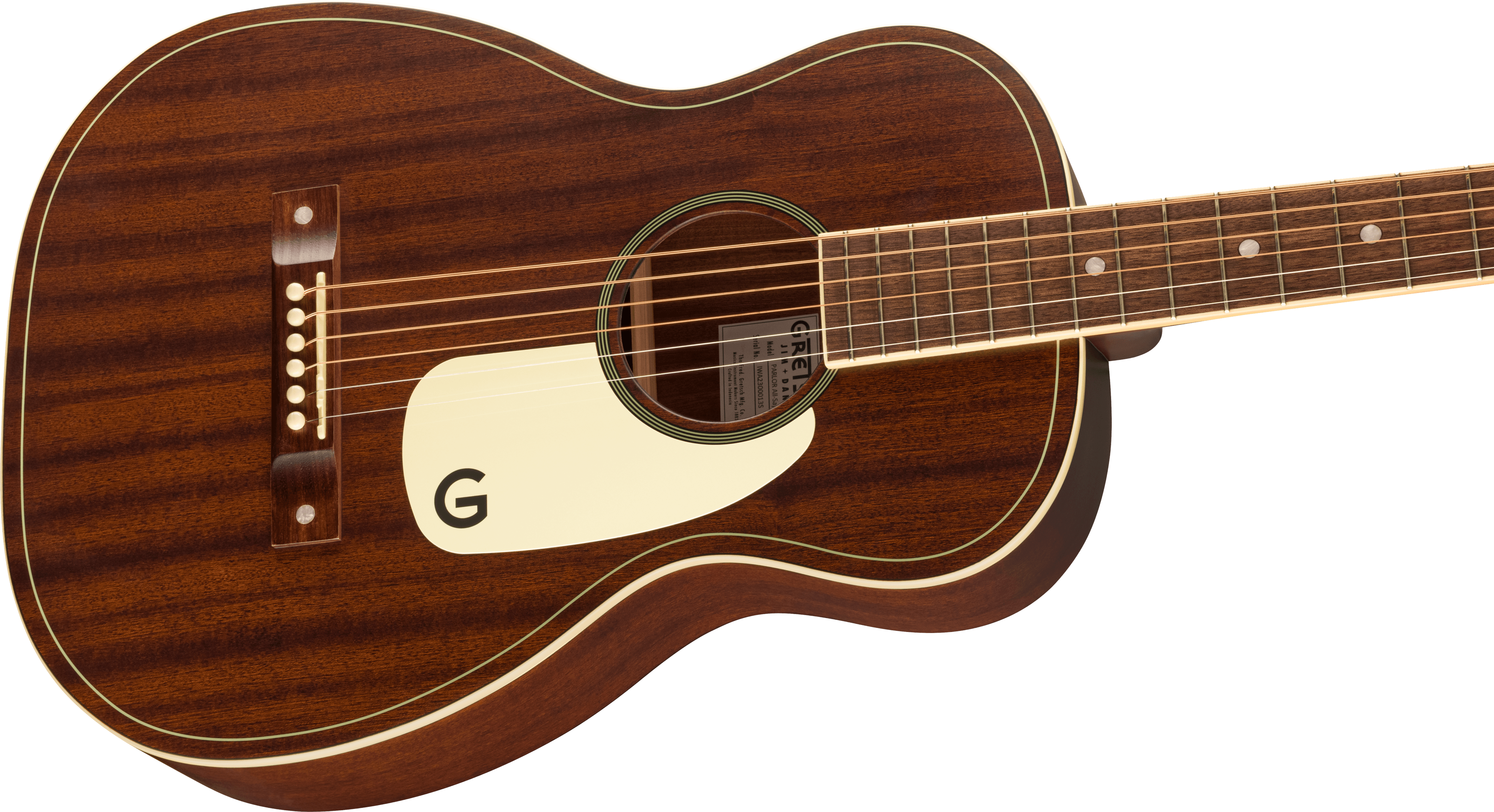Gretsch Jim Dandy™ Parlor, Walnut Fingerboard, Aged White Pickguard, Frontier Stain