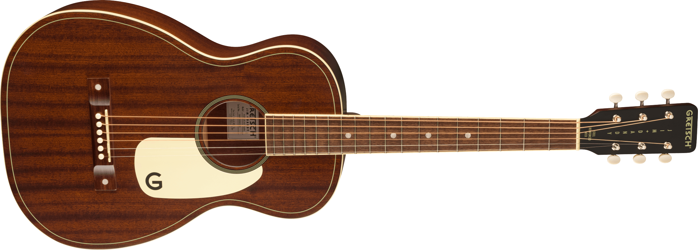 Gretsch Jim Dandy™ Parlor, Walnut Fingerboard, Aged White Pickguard, Frontier Stain