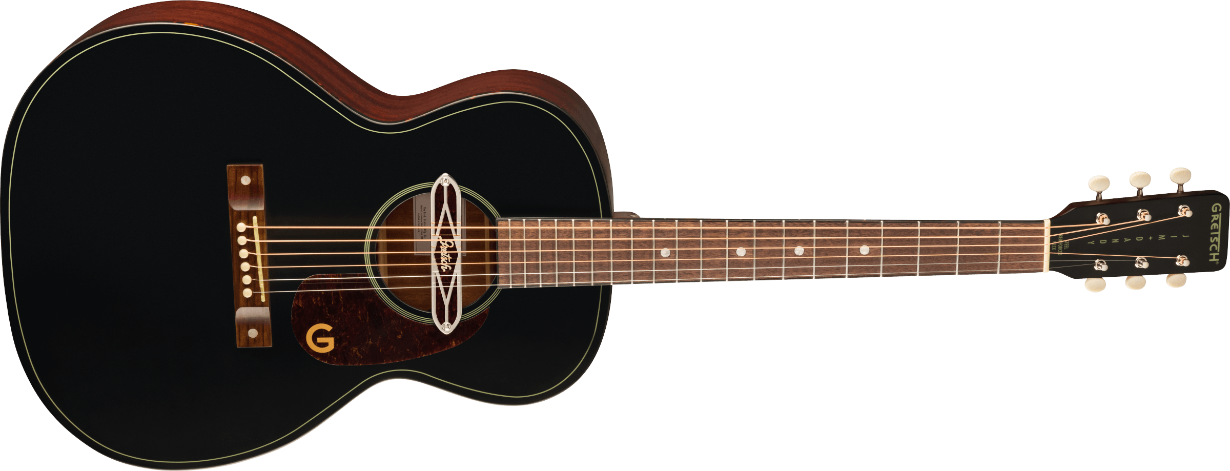 Gretsch Deltoluxe Concert, Walnut Fingerboard, Tortoiseshell Pickguard, Black Top