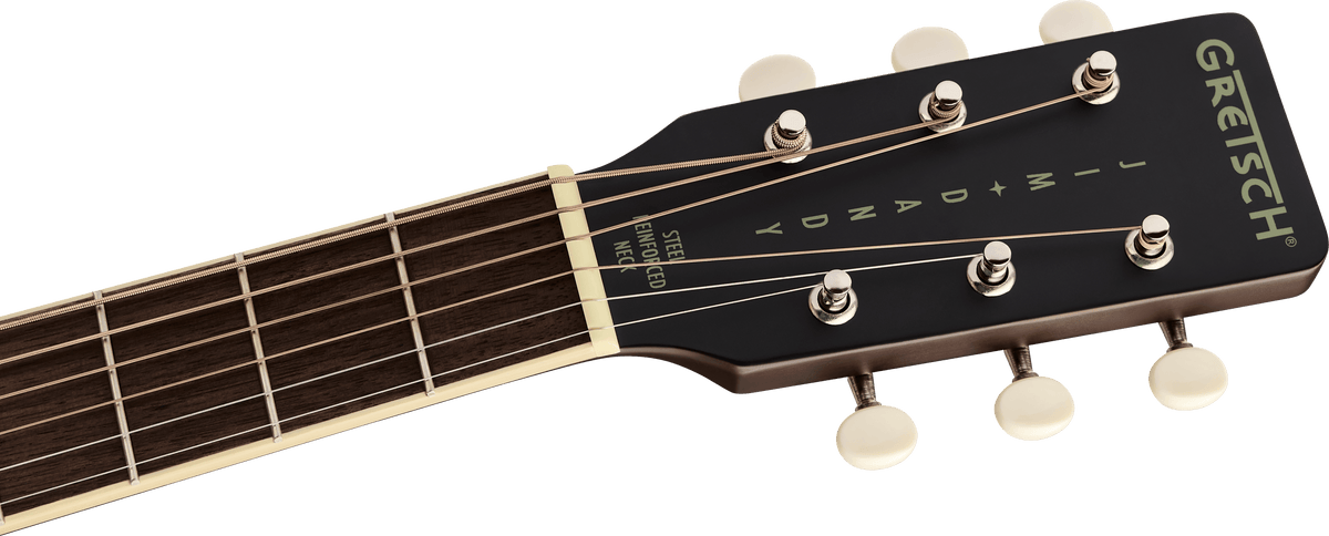 Gretsch Jim Dandy™ Dreadnought, Walnut Fingerboard, Black Pickguard, Deep Cherry Burst