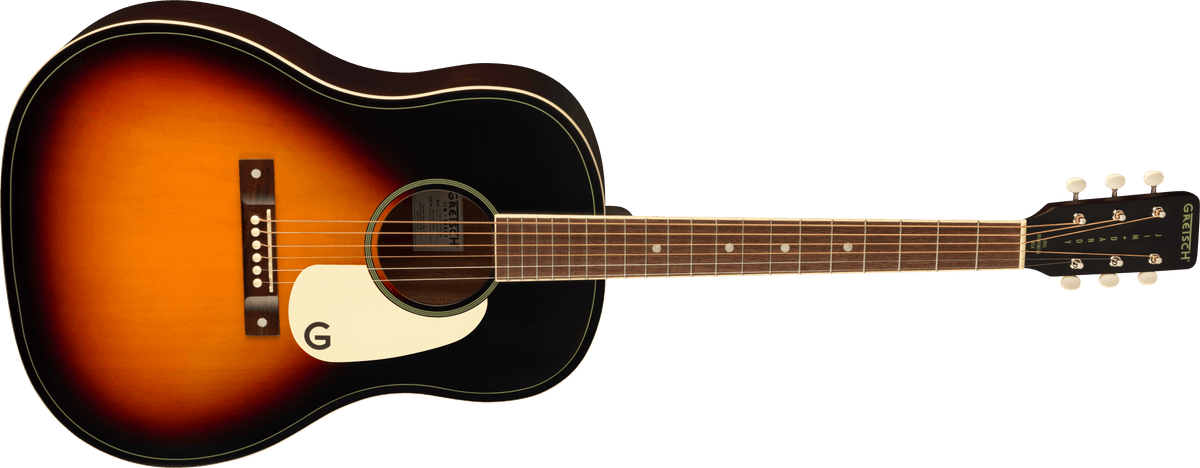 Gretsch -  Jim Dandy™ Dreadnought- Walnut Fingerboard- White Pickguard- Rex Burst