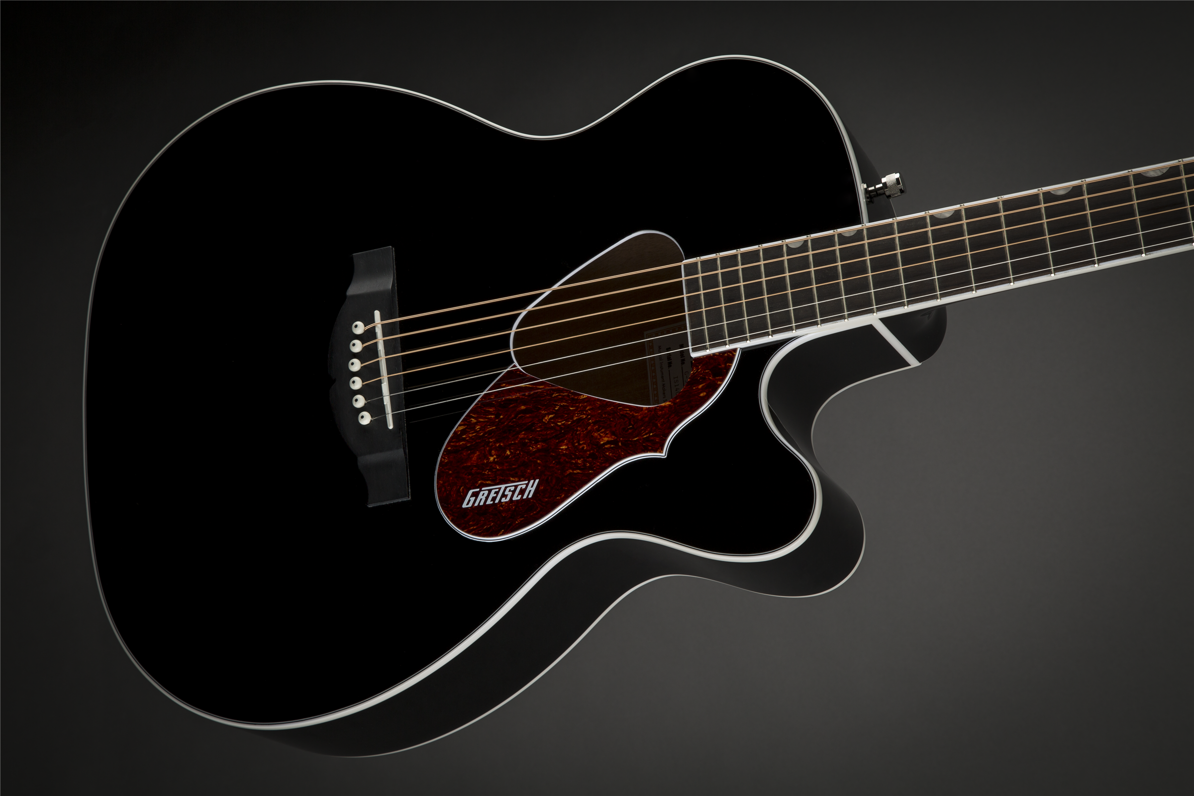 Gretsch G5013CE Rancher™ Jr. Cutaway Acoustic Electric, Fishman® Pickup System, Black