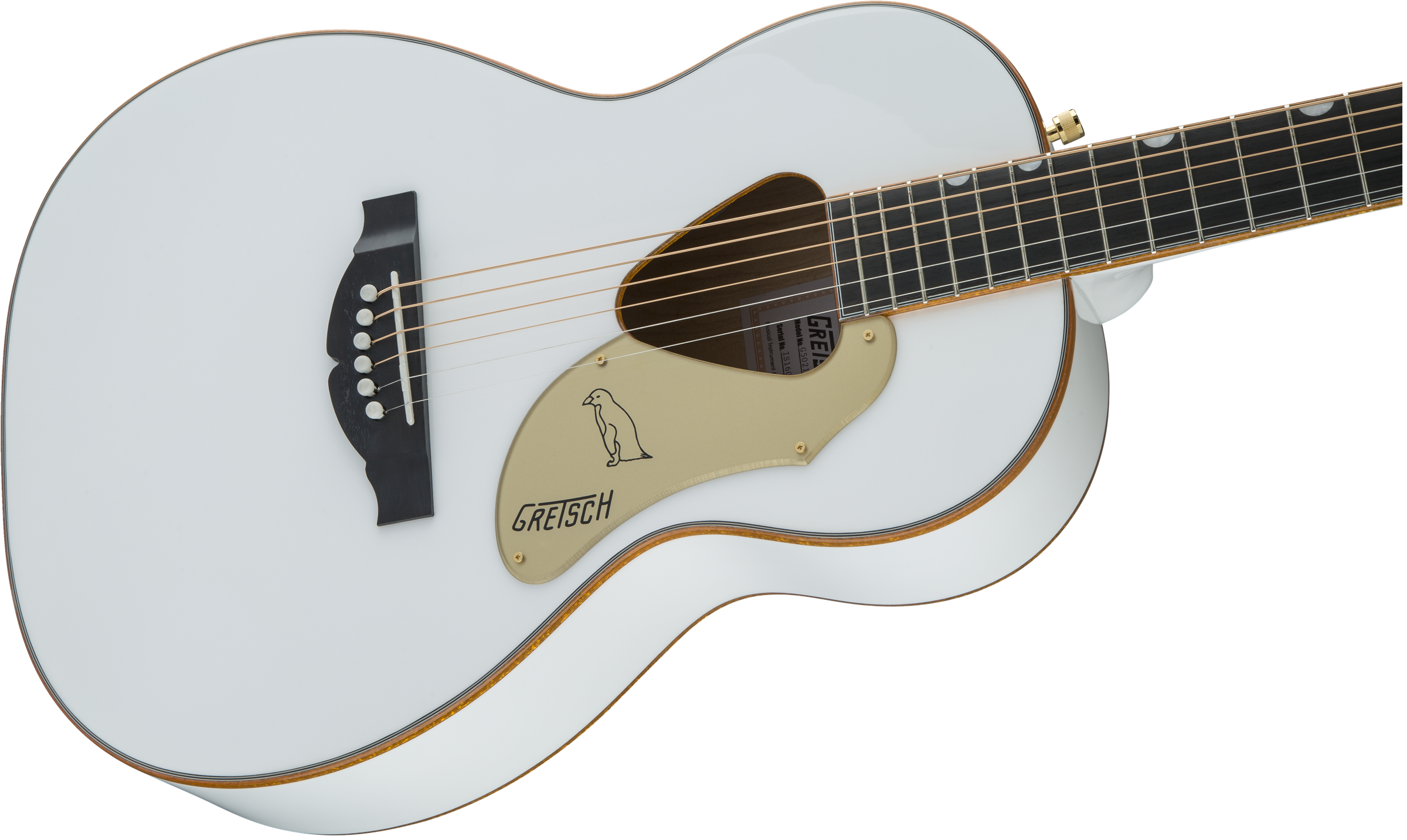 Gretsch G5021WPE Rancher™ Penguin™ Parlor Acoustic/Electric, Fishman® Pickup System, White