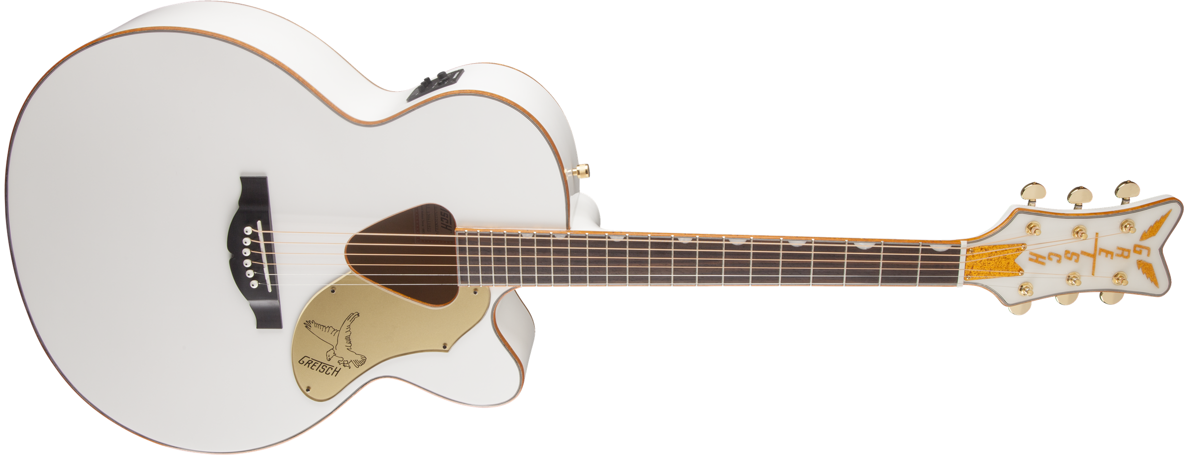 Gretsch G5022CWFE Rancher™ Falcon, Jumbo, Electric, Fishman® Pickup System, White