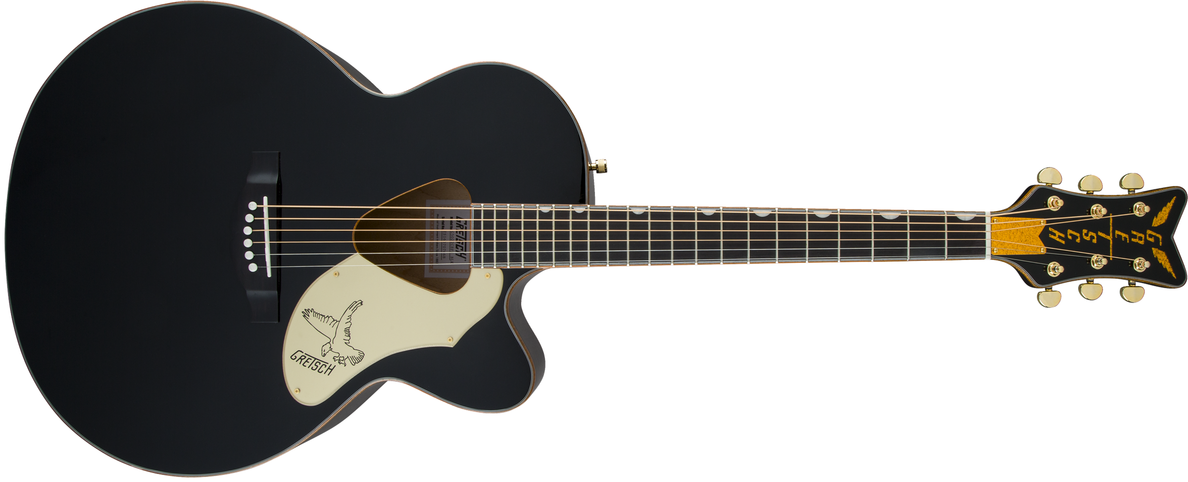 Gretsch G5022CBFE Rancher™ Falcon™ Jumbo Cutaway Acoustic/Electric, Fishman® Pickup System, Black