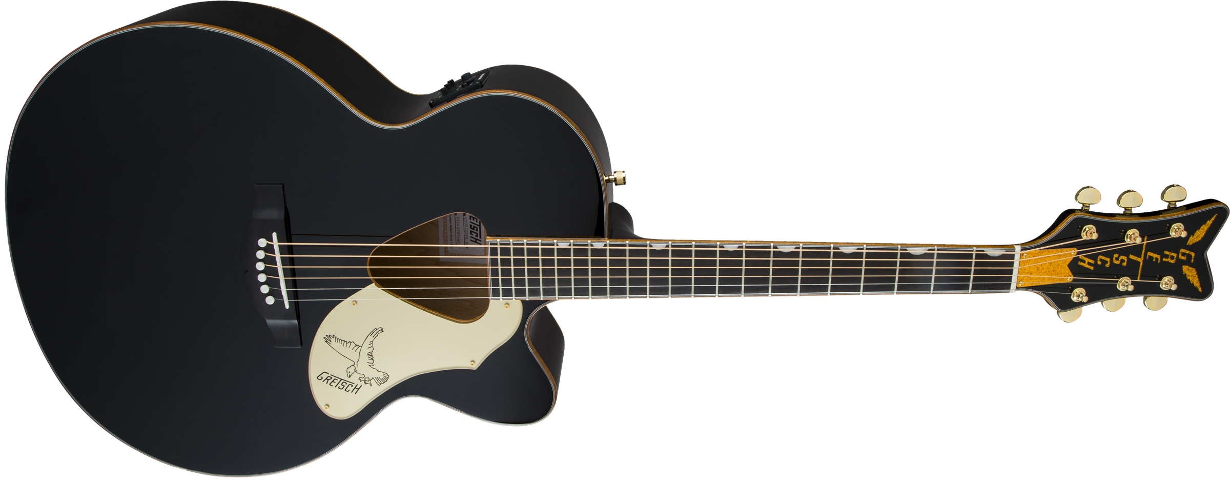 Gretsch G5022CBFE Rancher™ Falcon™ Jumbo Cutaway Acoustic/Electric, Fishman® Pickup System, Black