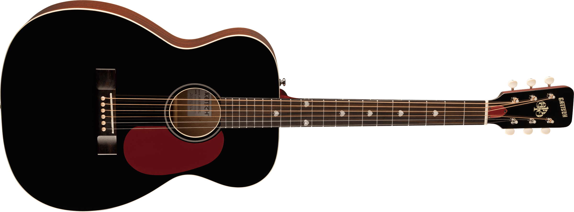 Gretsch Nick 13 Outlaw Heart Grand Concert, Rosewood Fingerboard, Black