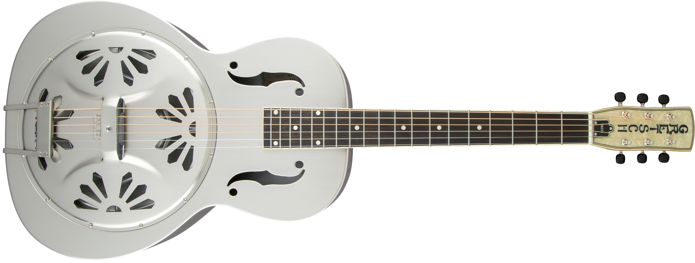 Gretsch G9221 Bobtail™ Steel Round-Neck A.E., Steel Body Spider Cone Resonator Guitar, Fishman® Nashville Resonator Pickup