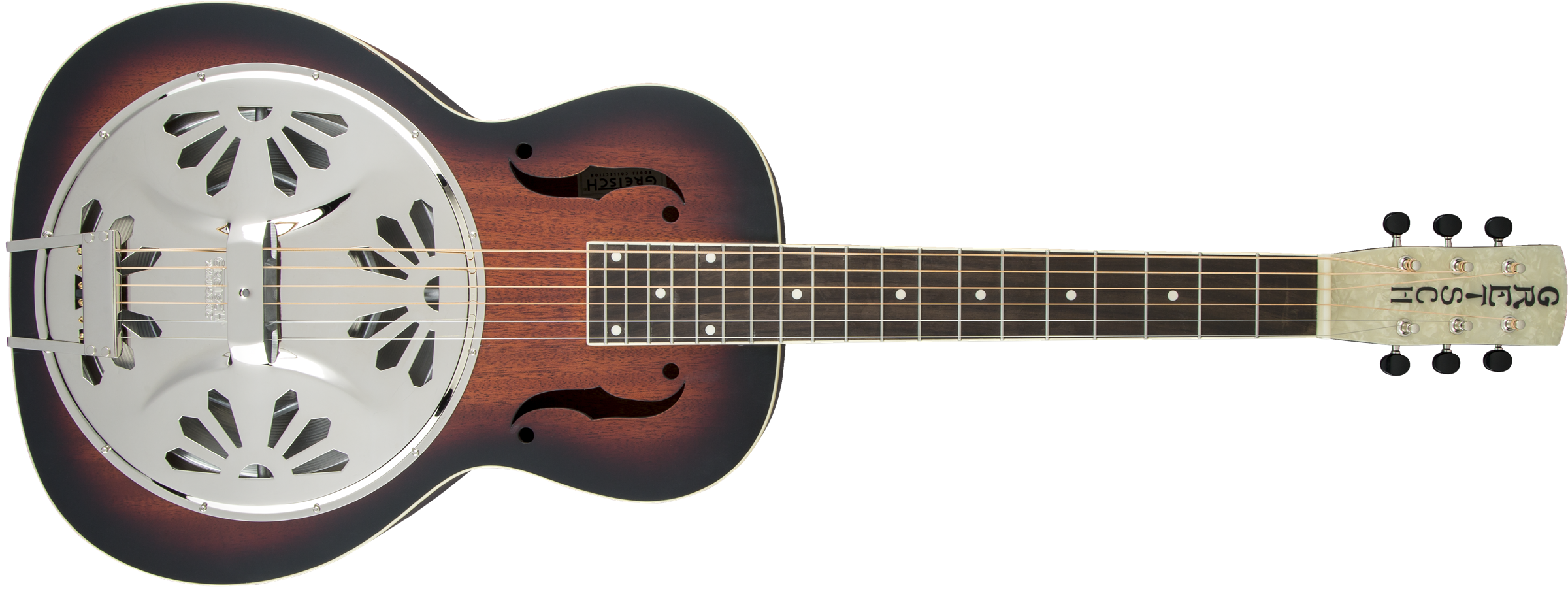 Gretsch G9230 Bobtail™ Square-Neck A.E., Mahogany Body Spider Cone Resonator Guitar, Fishman® Nashville Resonator Pickup, 2-Color Sunburst