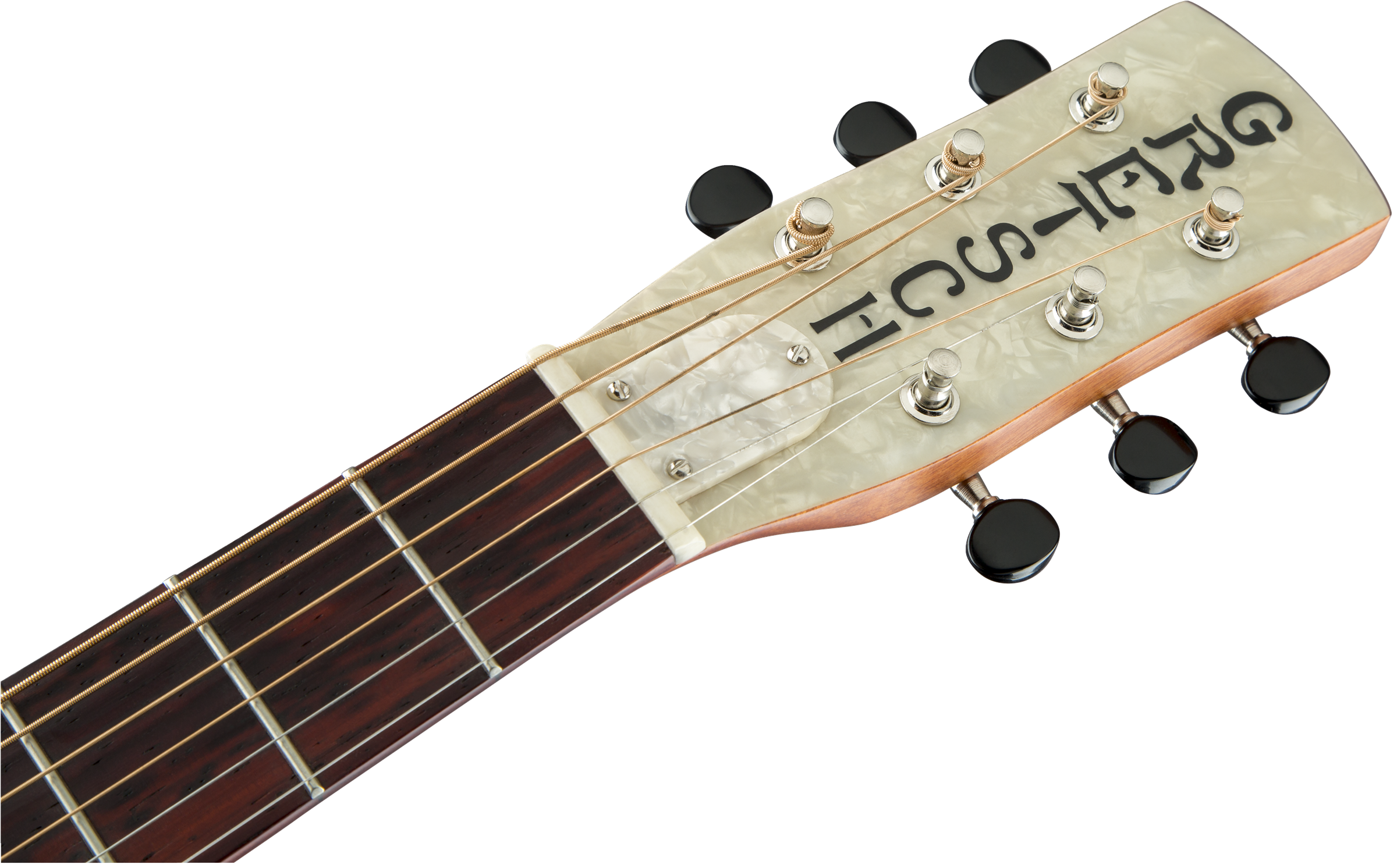 Gretsch G9201 Honey Dipper™ Round-Neck, Brass Body Biscuit Cone Resonator Guitar, Shed Roof Finish