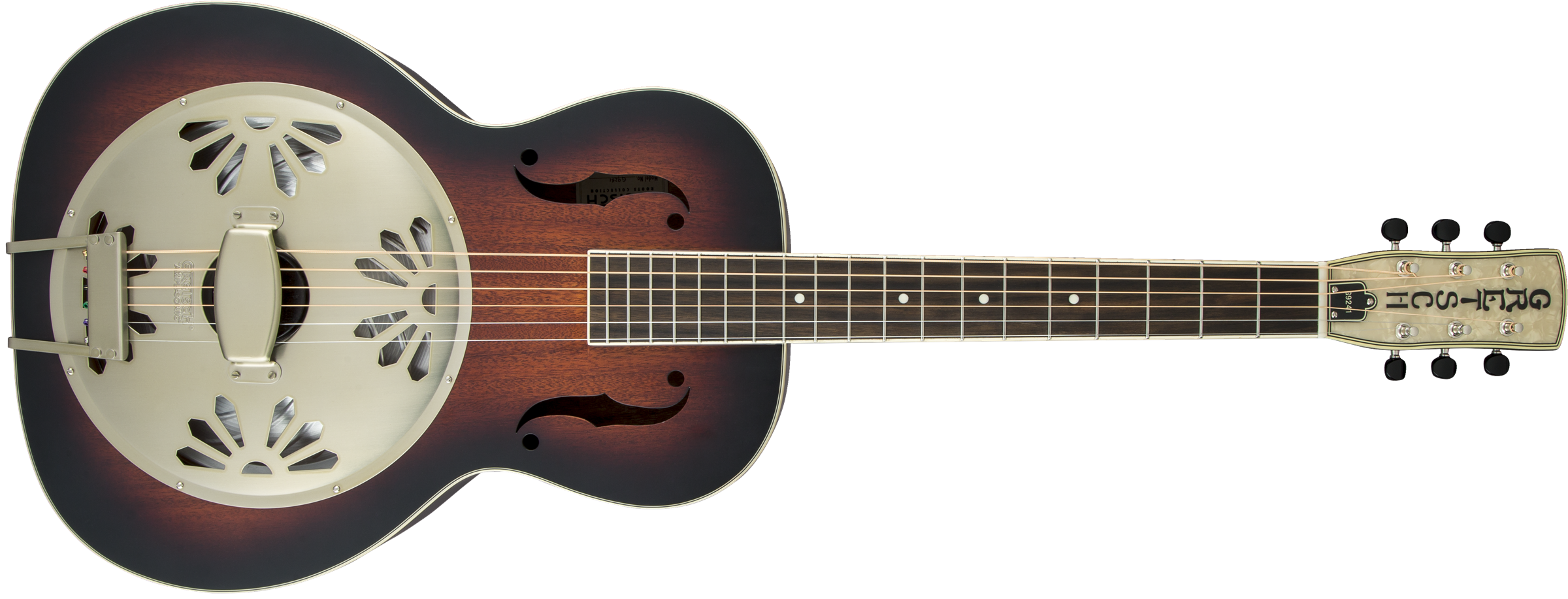 Gretsch G9241 Alligator™ Biscuit Round-Neck Resonator Guitar with Fishman® Nashville Pickup, 2-Color Sunburst
