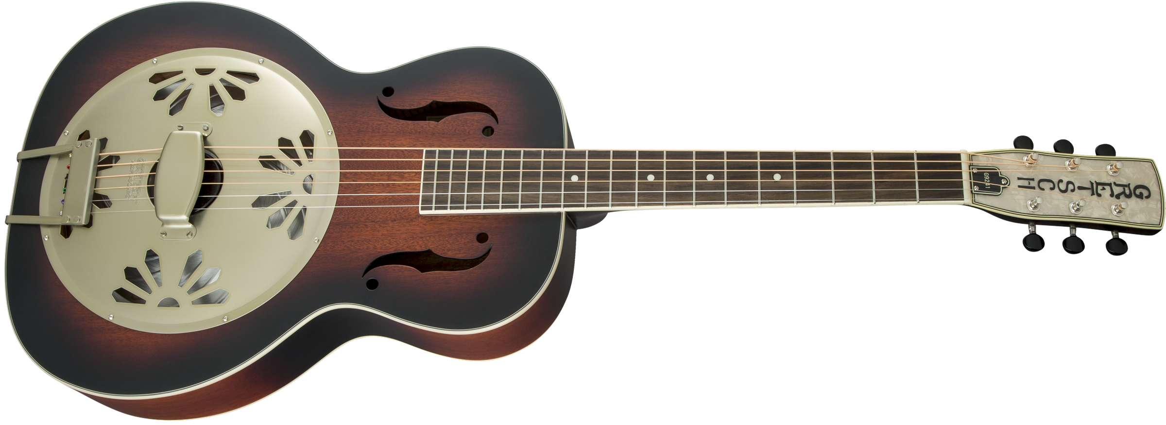 Gretsch G9241 Alligator™ Biscuit Round-Neck Resonator Guitar with Fishman® Nashville Pickup, 2-Color Sunburst