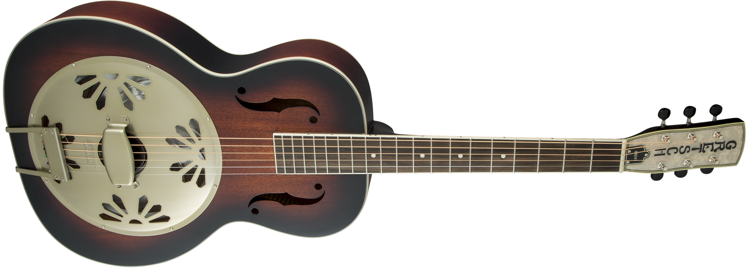 Gretsch G9241 Alligator™ Biscuit Round-Neck Resonator Guitar with Fishman® Nashville Pickup, 2-Color Sunburst