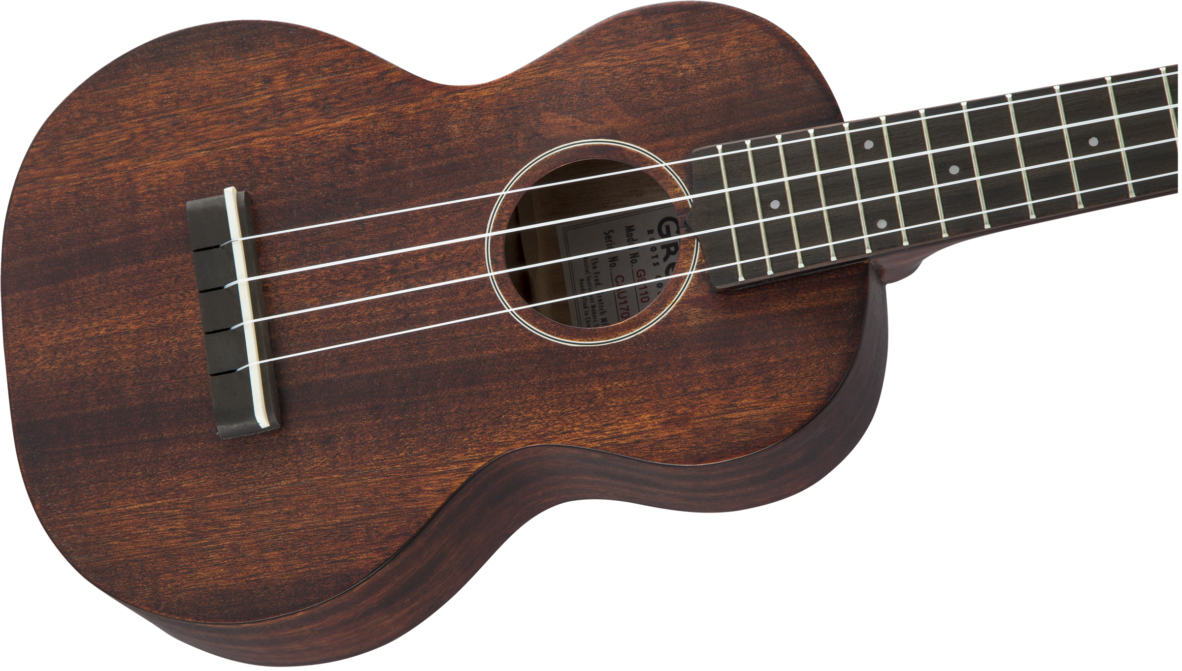 Gretsch G9110 Concert Standard Ukulele with Gig Bag, Ovangkol Fingerboard, Vintage Mahogany Stain