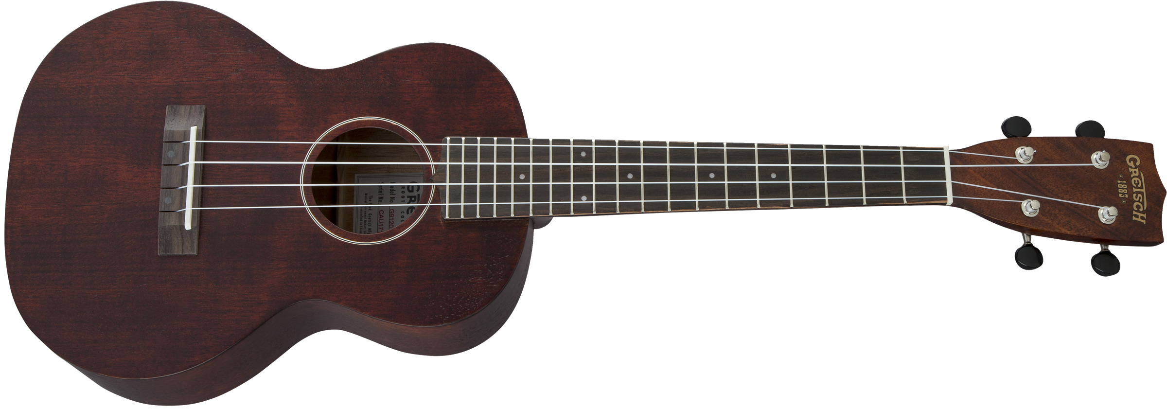 Gretsch G9120 Tenor Standard Ukulele with Gig Bag, Ovangkol Fingerboard, Vintage Mahogany Stain
