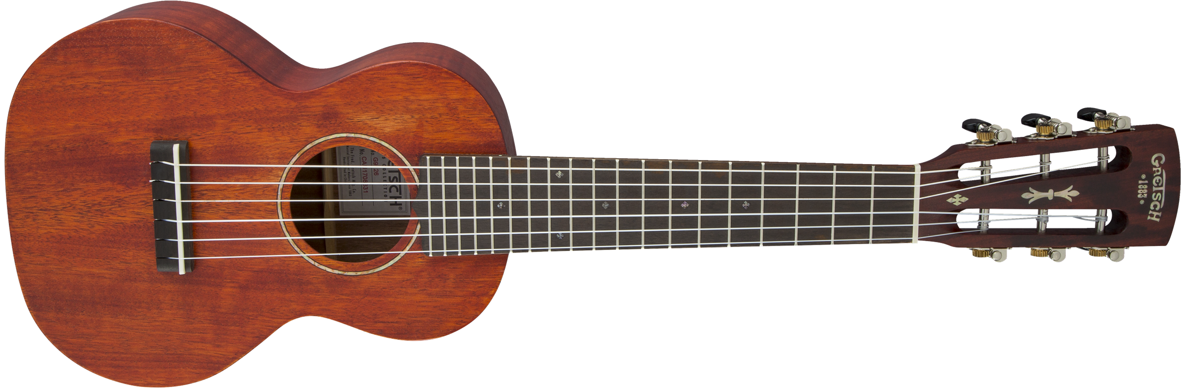 Gretsch G9126 Guitar-Ukulele with Gig Bag, Ovangkol Fingerboard, Honey Mahogany Stain