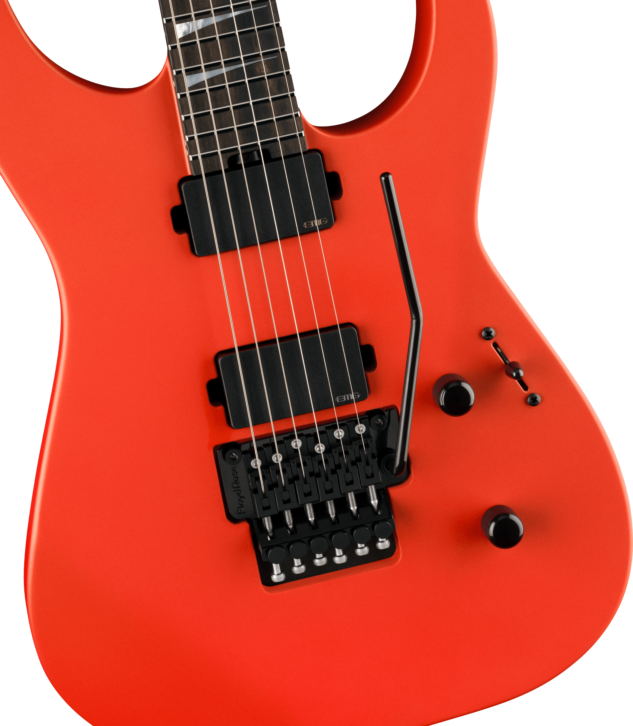 Jackson - American Series Soloist™ SL2MG, Ebony Fingerboard, Satin Lambo Orange