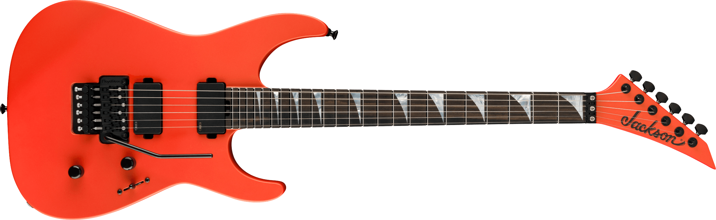 Jackson - American Series Soloist™ SL2MG, Ebony Fingerboard, Satin Lambo Orange