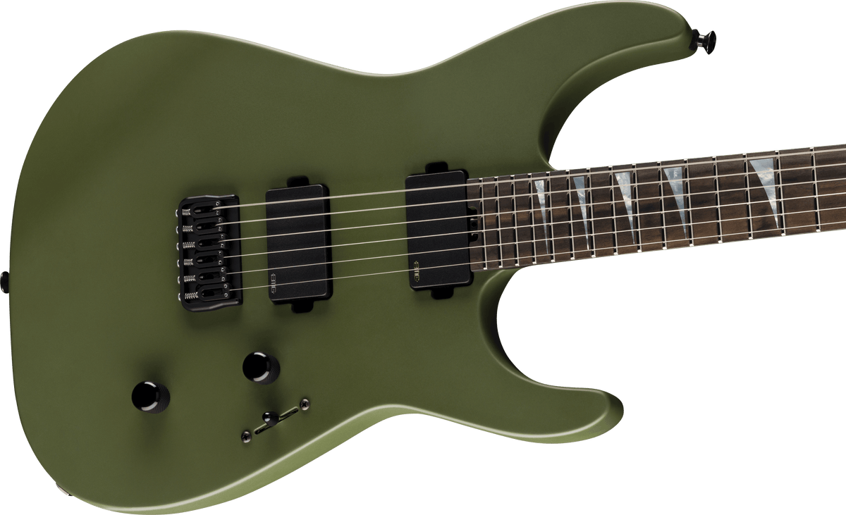 Jackson American Series Soloist™ SL2 HT. Ebony Fingerboard. Matte Army Drab