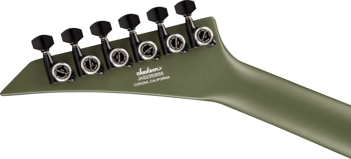 Jackson American Series Soloist™ SL2 HT. Ebony Fingerboard. Matte Army Drab
