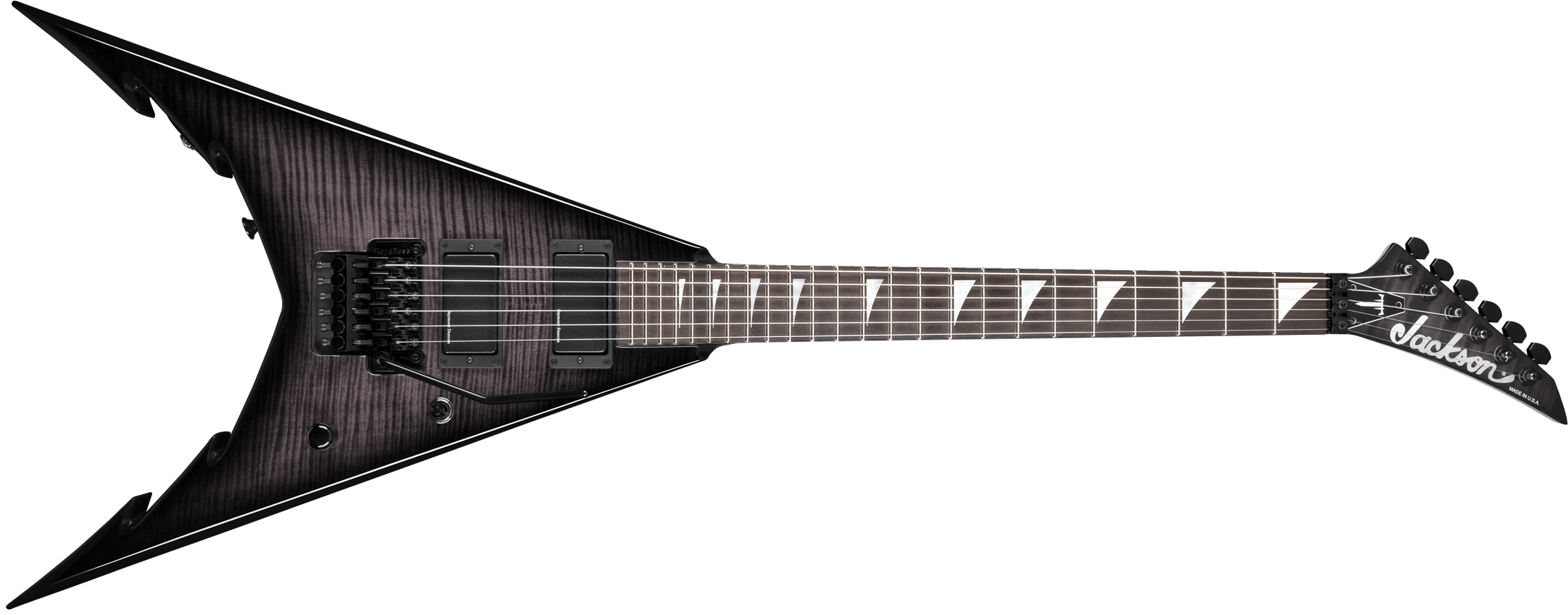 USA Signature Corey Beaulieu King V™ KV6. Ebony Fingerboard. Transparent Black Burst