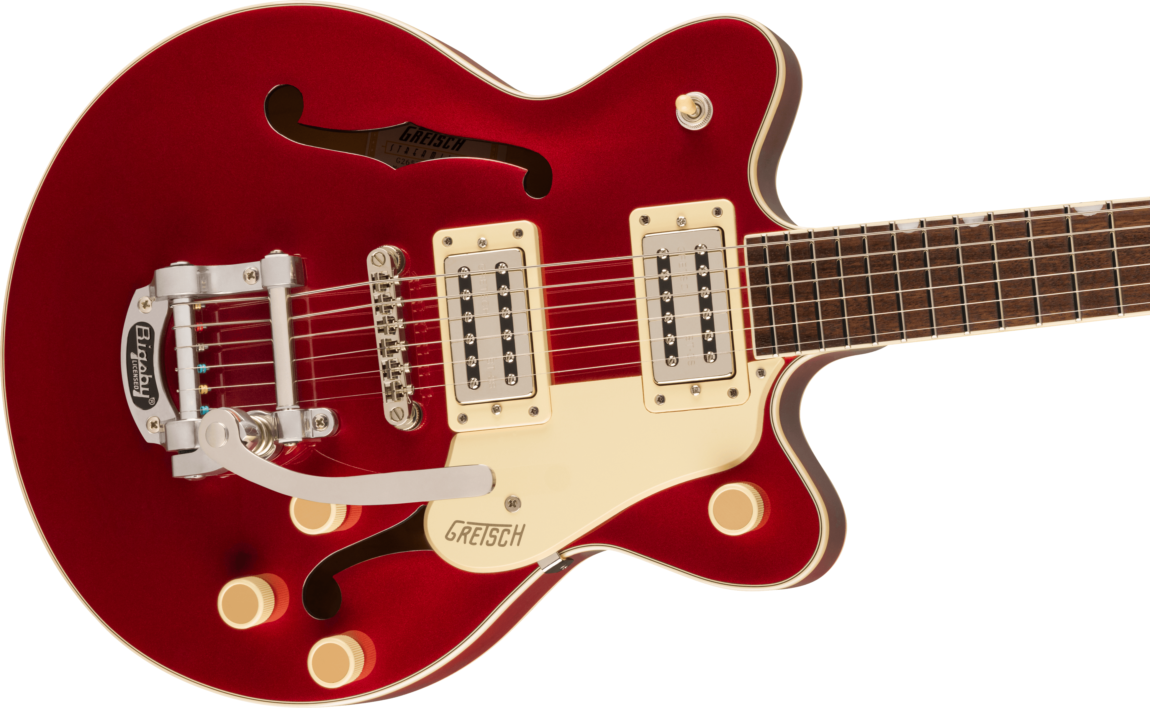 Gretsch G2655T Streamliner™ Center Block Jr. Double-Cut with Bigsby®, Laurel Fingerboard, Brandywine
