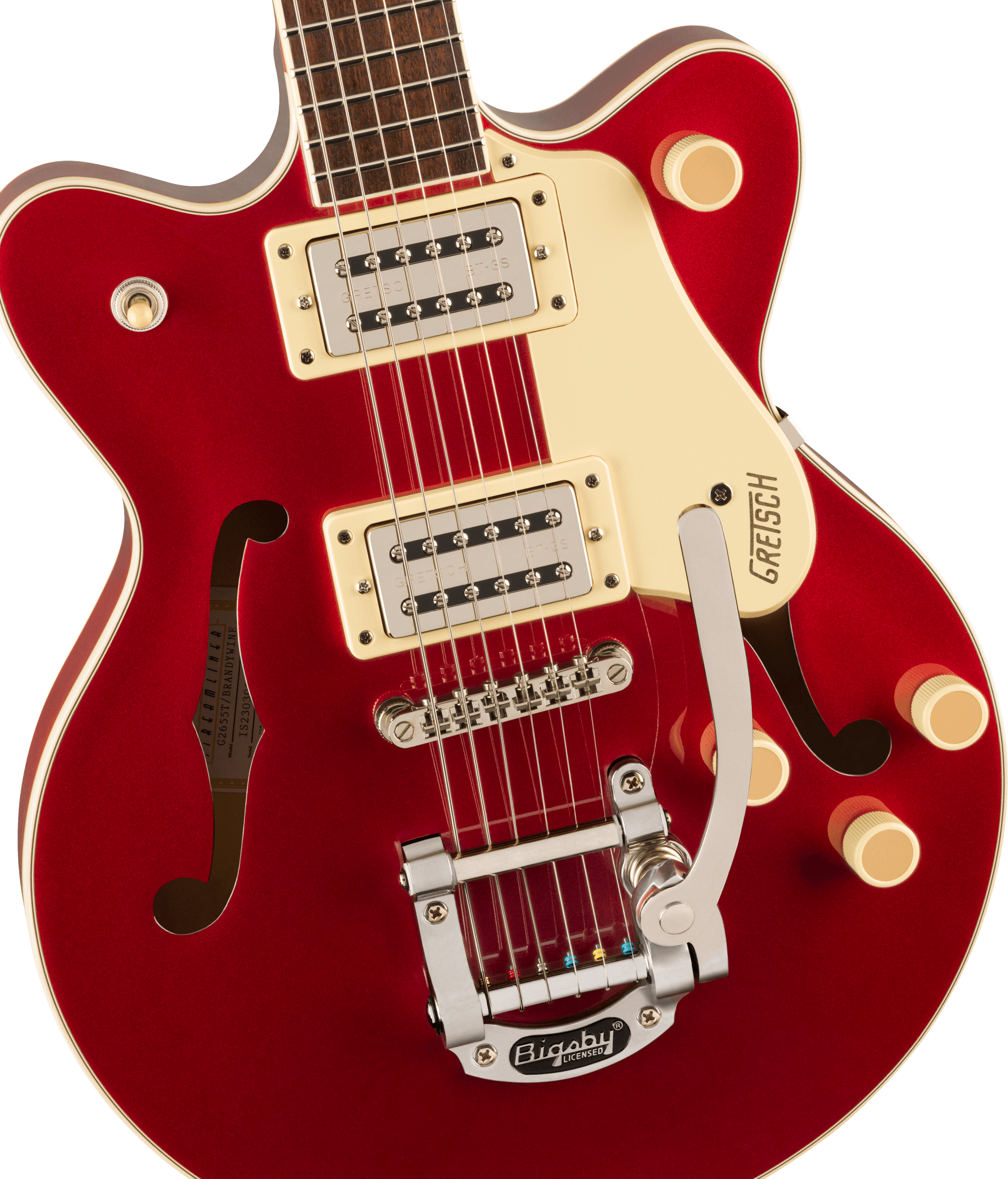 Gretsch G2655T Streamliner™ Center Block Jr. Double-Cut with Bigsby®, Laurel Fingerboard, Brandywine