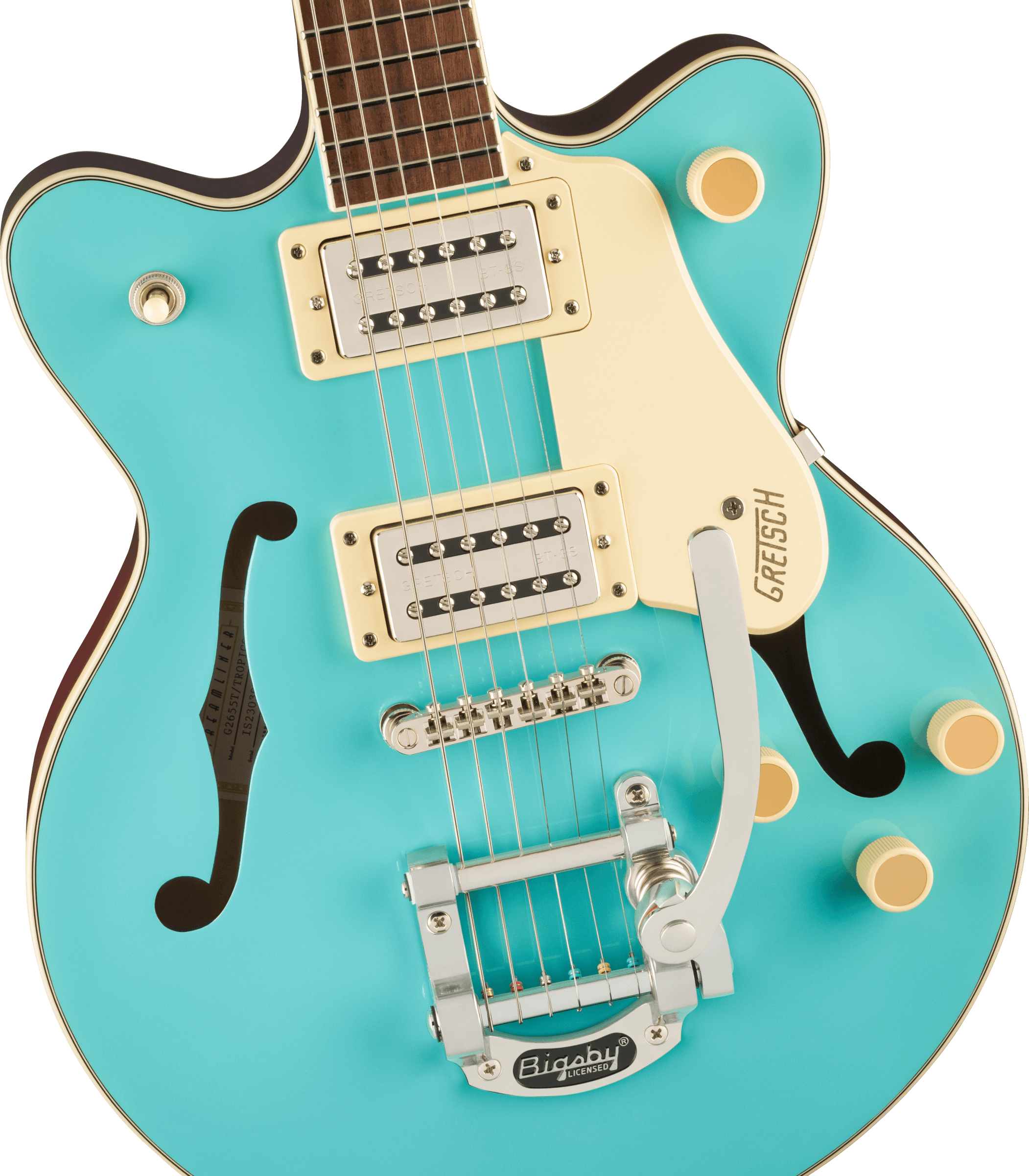Gretsch G2655T Streamliner™ Center Block Jr. Double-Cut with Bigsby®, Laurel Fingerboard, Tropico