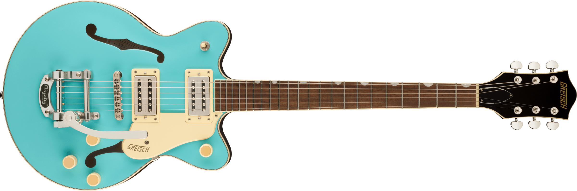 Gretsch G2655T Streamliner™ Center Block Jr. Double-Cut with Bigsby®, Laurel Fingerboard, Tropico
