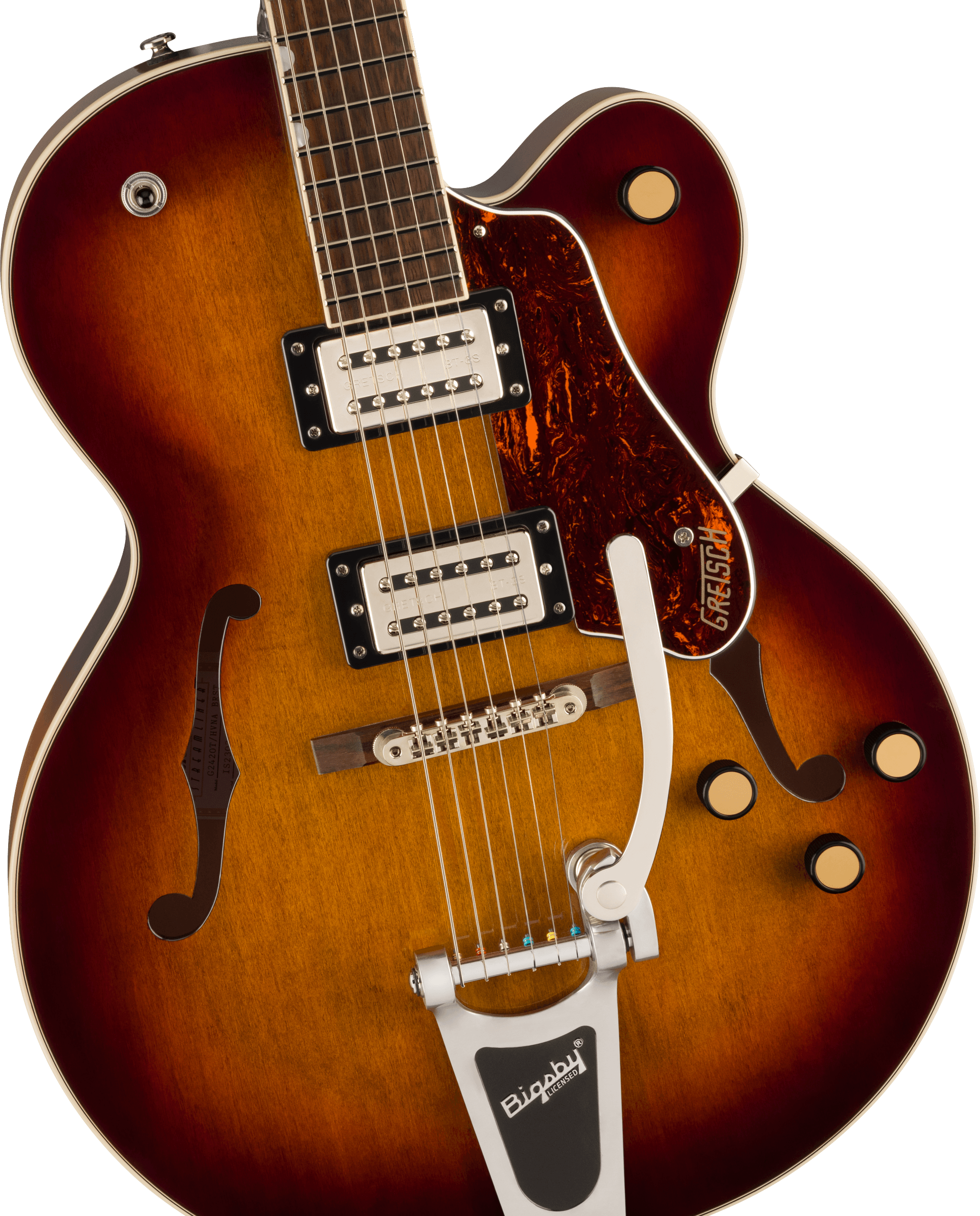 Gretsch G2420T Streamliner™ Hollow Body with Bigsby®, Laurel Fingerboard, Broad'Tron™ BT-3S Pickups, Havana Burst