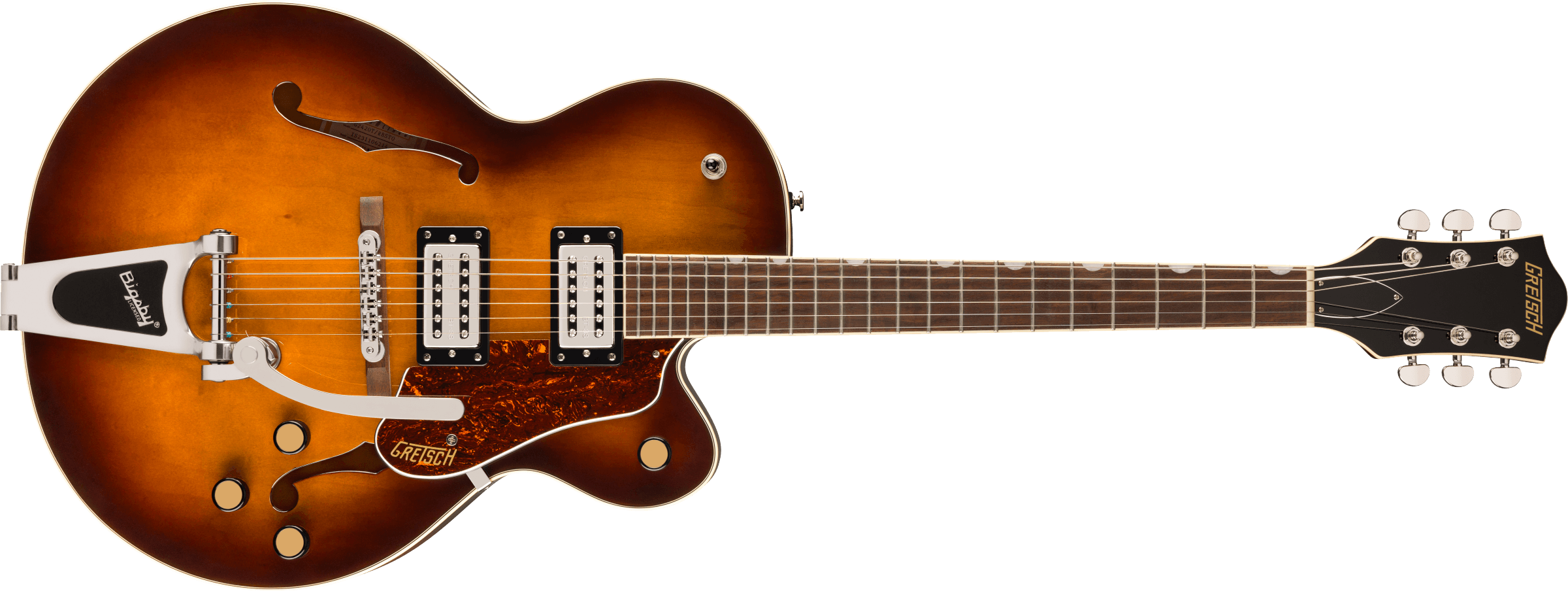 Gretsch G2420T Streamliner™ Hollow Body with Bigsby®, Laurel Fingerboard, Broad'Tron™ BT-3S Pickups, Robusto Burst