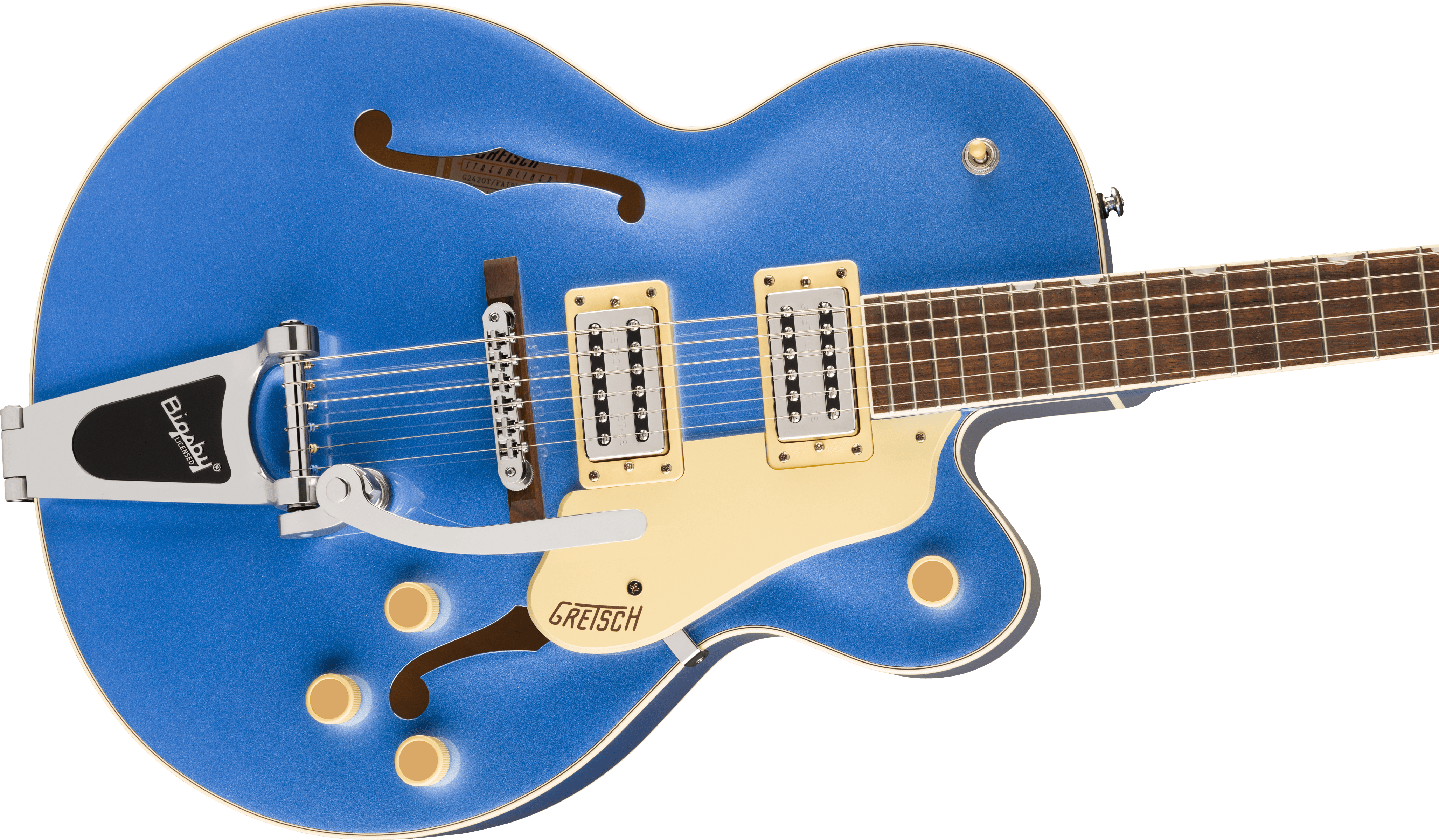 Gretsch G2420T Streamliner™ Hollow Body with Bigsby®, Laurel Fingerboard, Broad'Tron™ BT-3S Pickups, Fairlane Blue