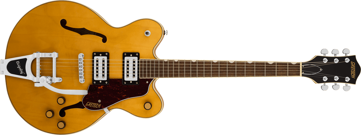 Gretsch G2622T Streamliner™ Center Block Double-Cut with Bigsby®, Laurel Fingerboard, Broad’Tron™ BT-3S Pickups, Village Amber
