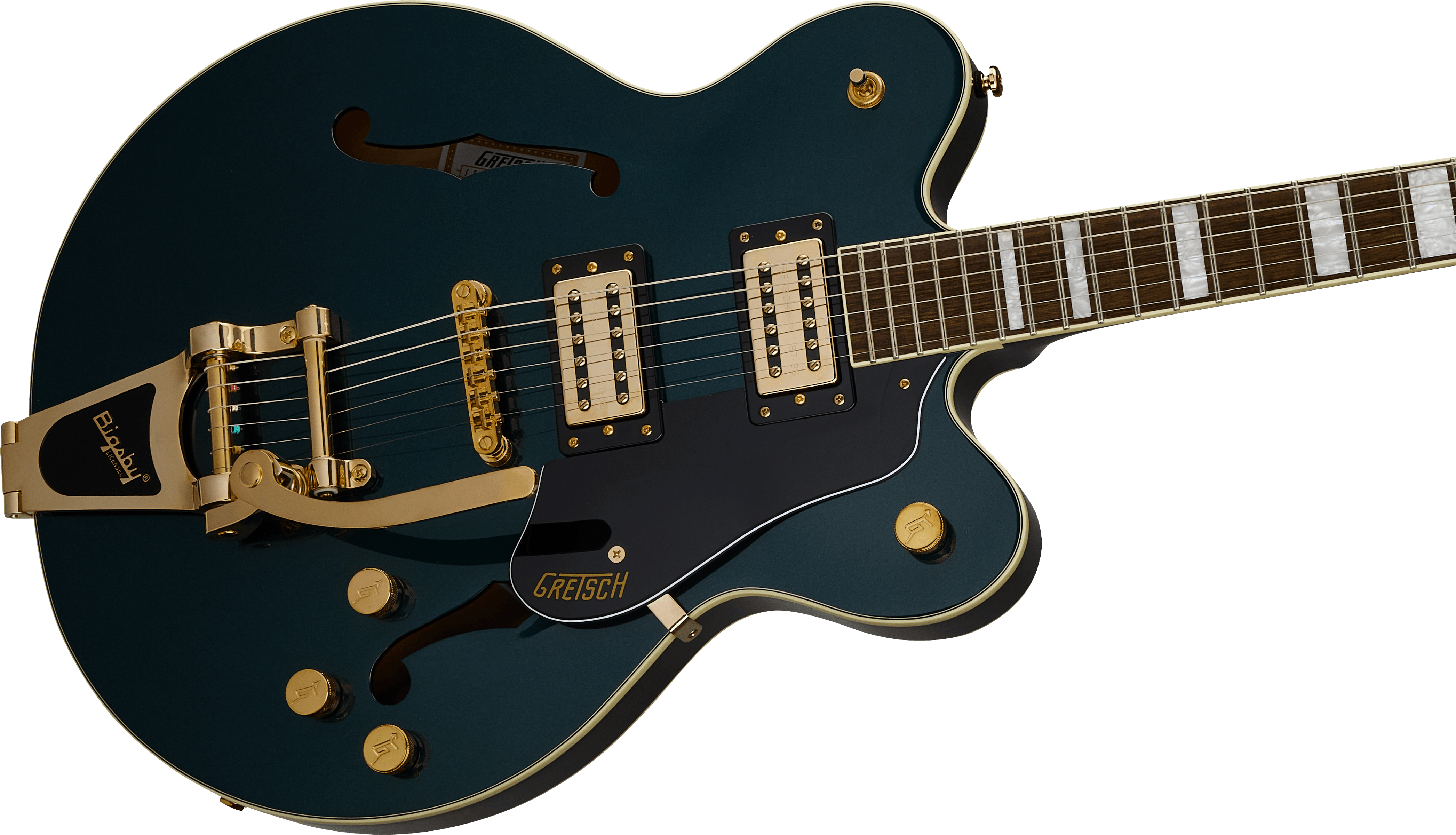 Gretsch G2622TG Streamliner™ Center Block Double-Cut with Bigsby® LTD, Laurel Fingerboard, Broad’Tron™ BT-3S Pickups, Midnight Sapphire