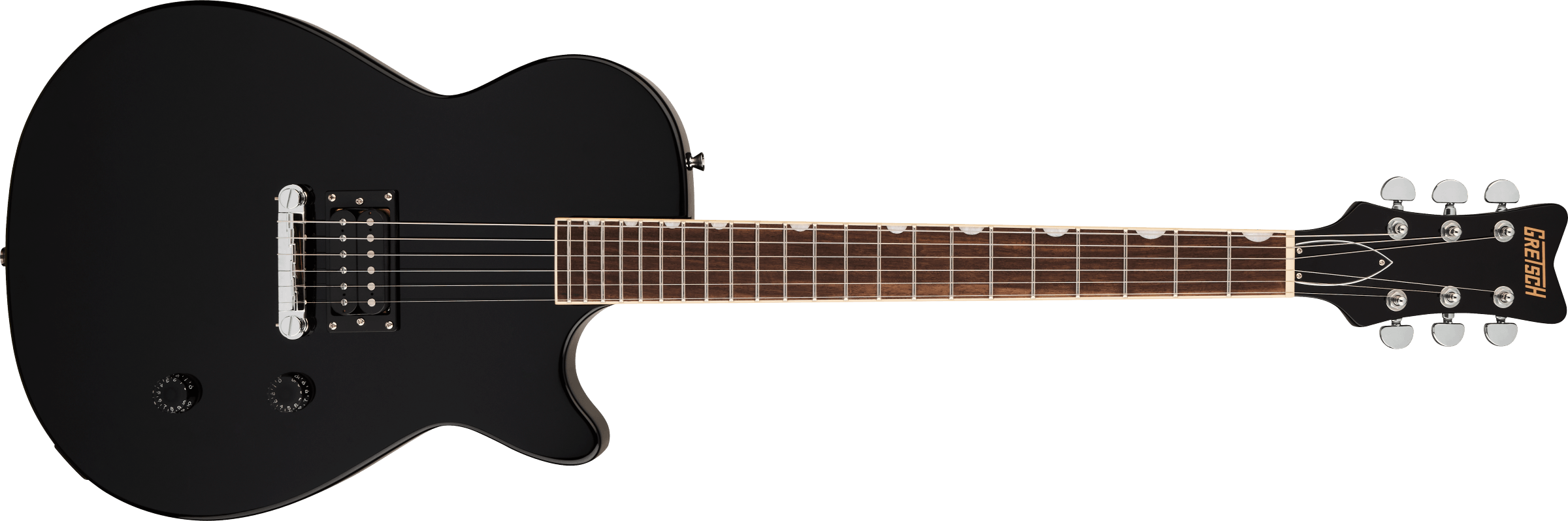 Streamliner™ Jet™ Club 1 Pickup Laurel Fingerboard, Jet Black