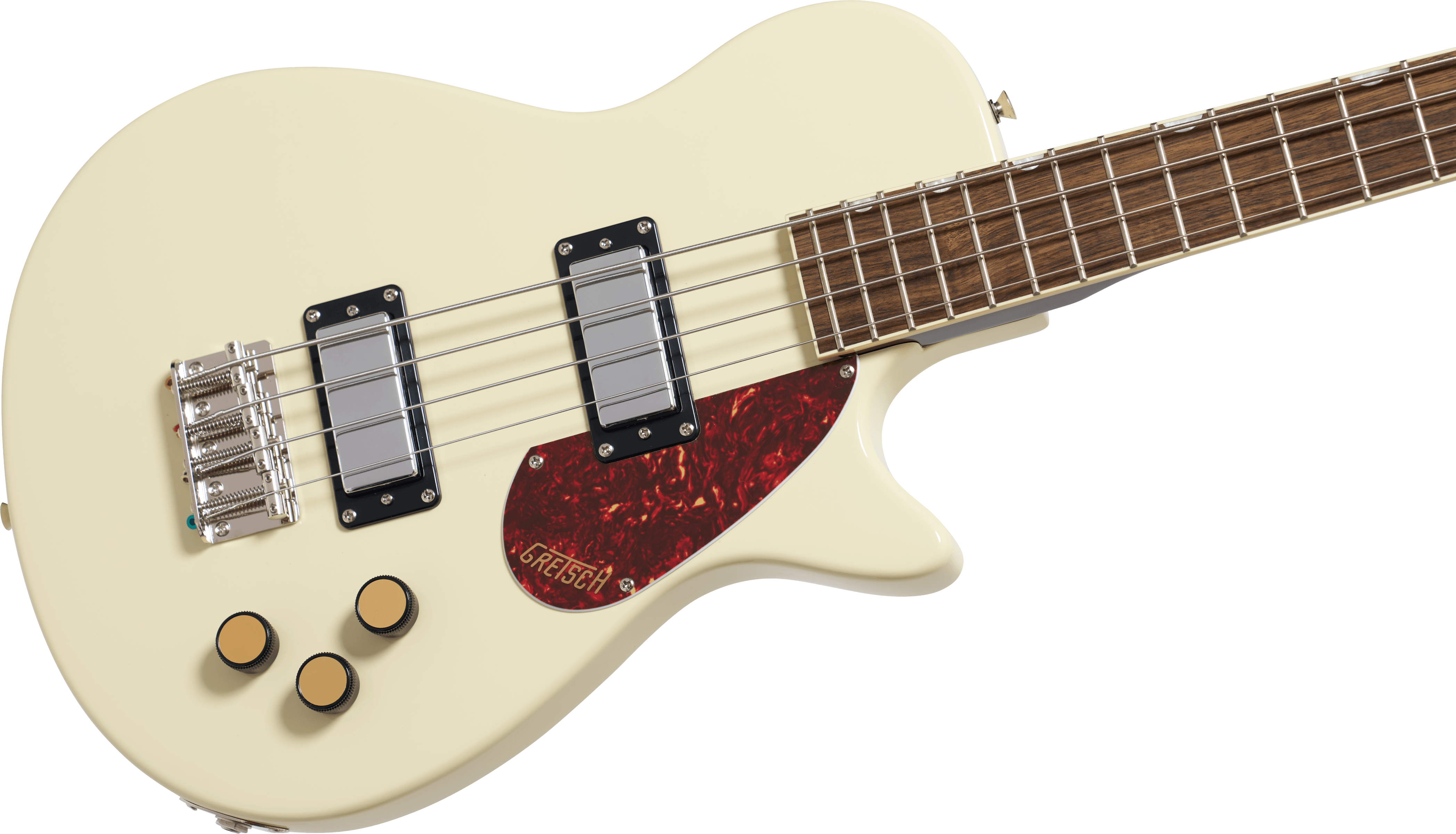 Gretsch - Streamliner™ Jet™ Club Bass Single-Cut, Laurel Fingerboard, Vintage White