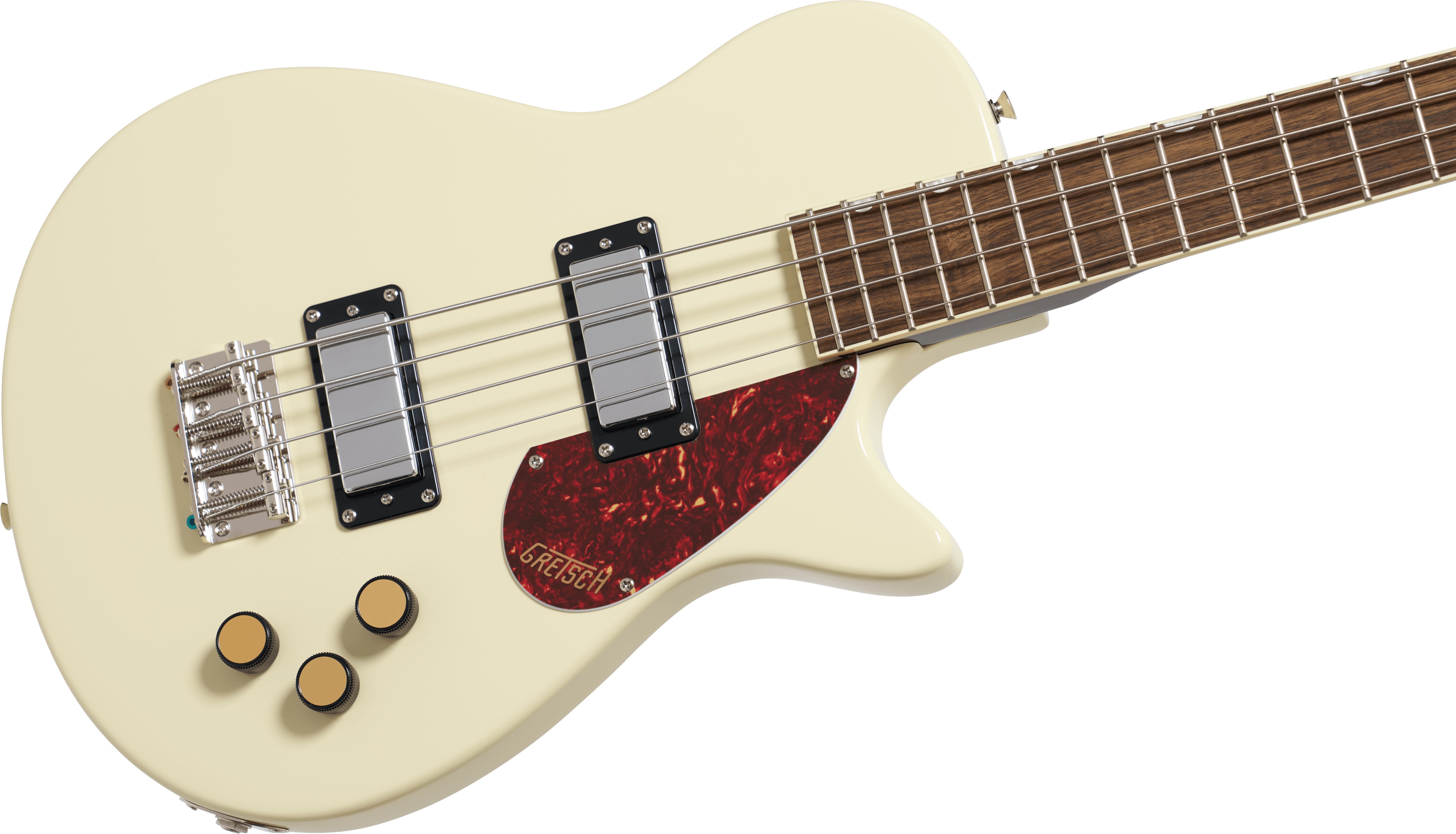 Gretsch Streamliner™ Jet™ Club Bass Single-Cut, Laurel Fingerboard, Vintage White