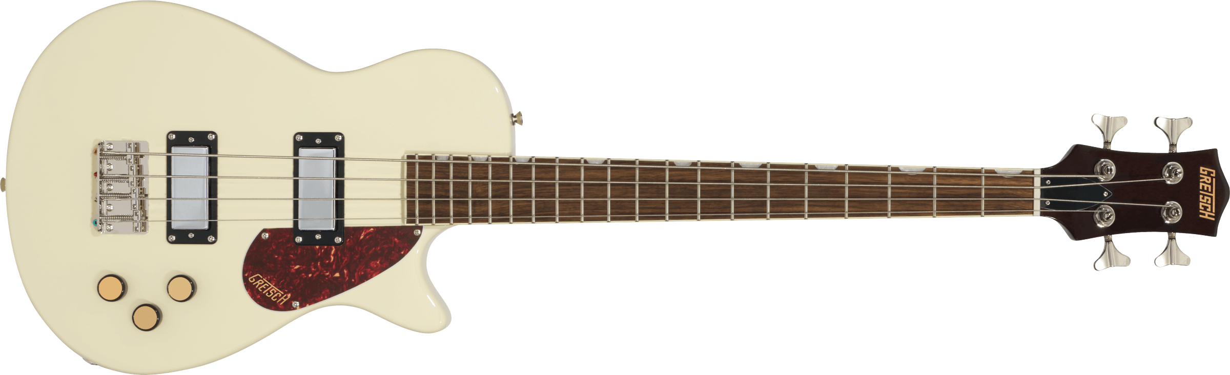 Gretsch - Streamliner™ Jet™ Club Bass Single-Cut, Laurel Fingerboard, Vintage White