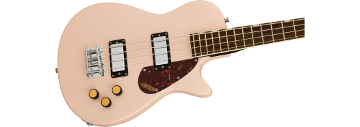 Streamliner™ Jet™ Club Bass Single-Cut, Laurel Fingerboard, Shell Pink
