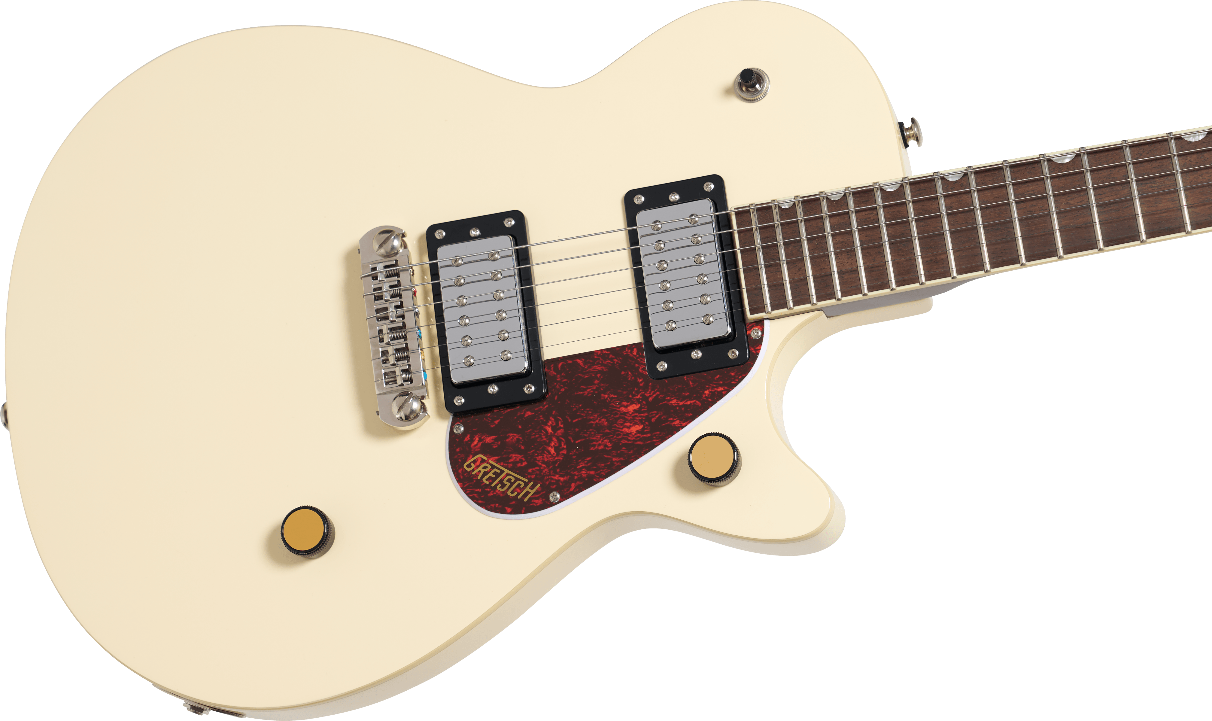 Gretsch Streamliner™ Jet™ Club Single-Cut with Wraparound, Laurel Fingerboard, Vintage White