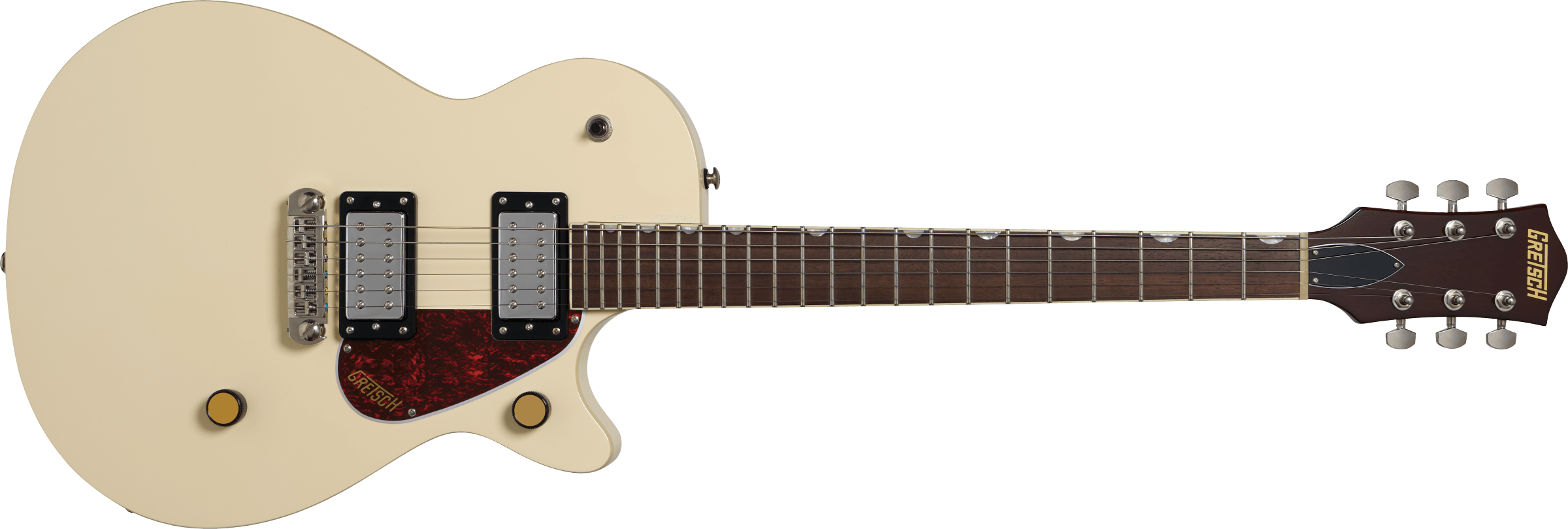 Gretsch Streamliner™ Jet™ Club Single-Cut with Wraparound, Laurel Fingerboard, Vintage White