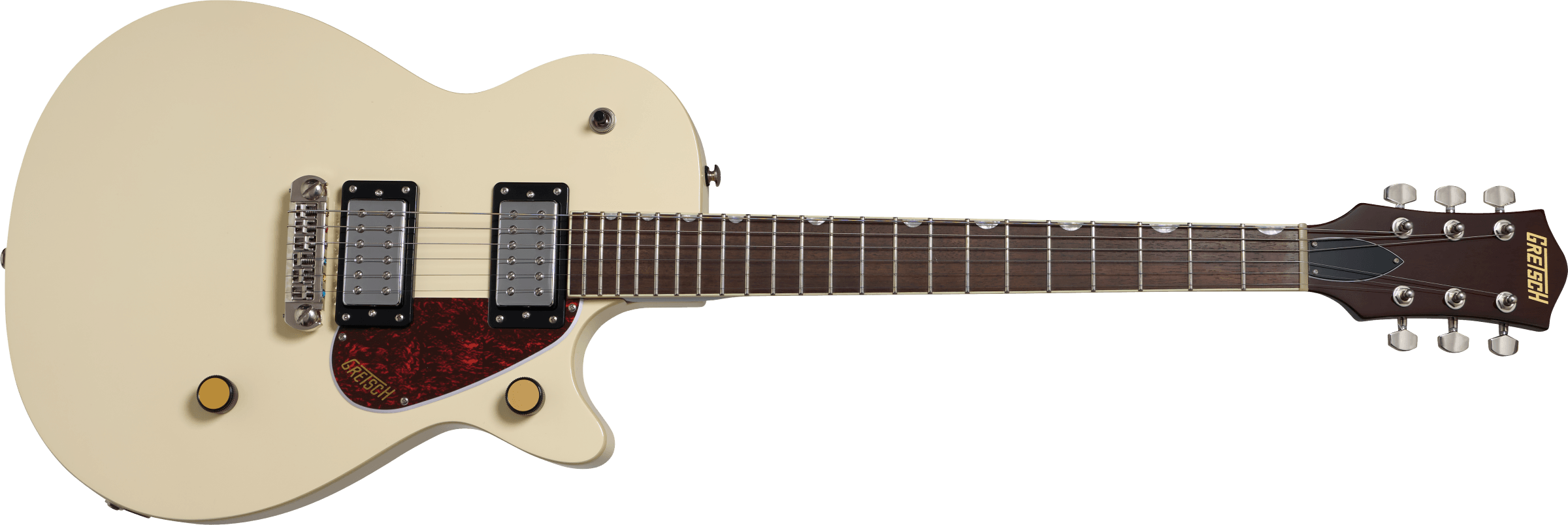 Gretsch Streamliner™ Jet™ Club Single-Cut with Wraparound, Laurel Fingerboard, Vintage White