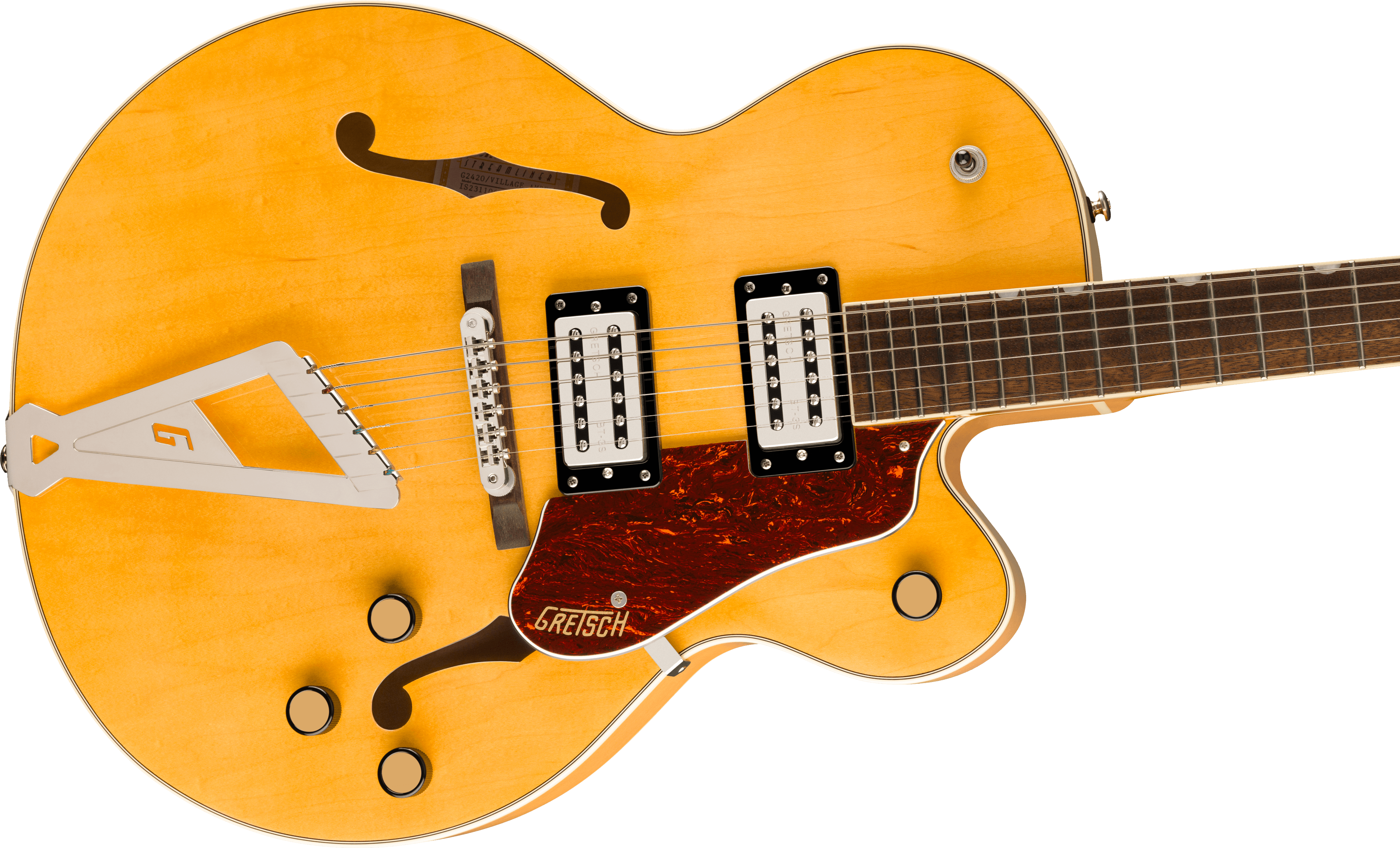 Gretsch G2420 Streamliner™ Hollow Body with Chromatic II, Laurel Fingerboard, Broad'Tron™ BT-3S Pickups, Village Amber