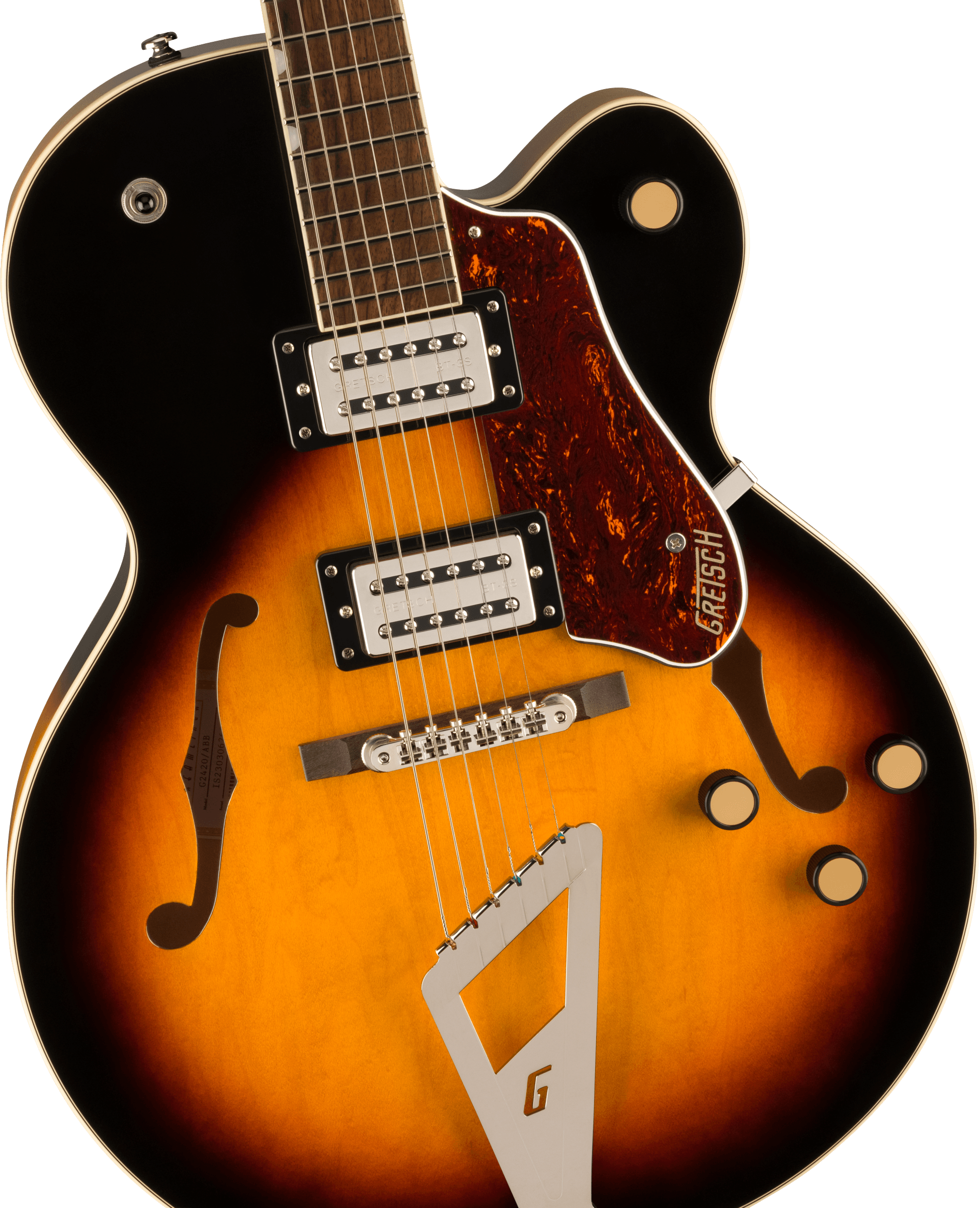 Gretsch G2420 Streamliner™ Hollow Body with Chromatic II, Laurel Fingerboard, Broad'Tron™ BT-3S Pickups, Aged Brooklyn Burst